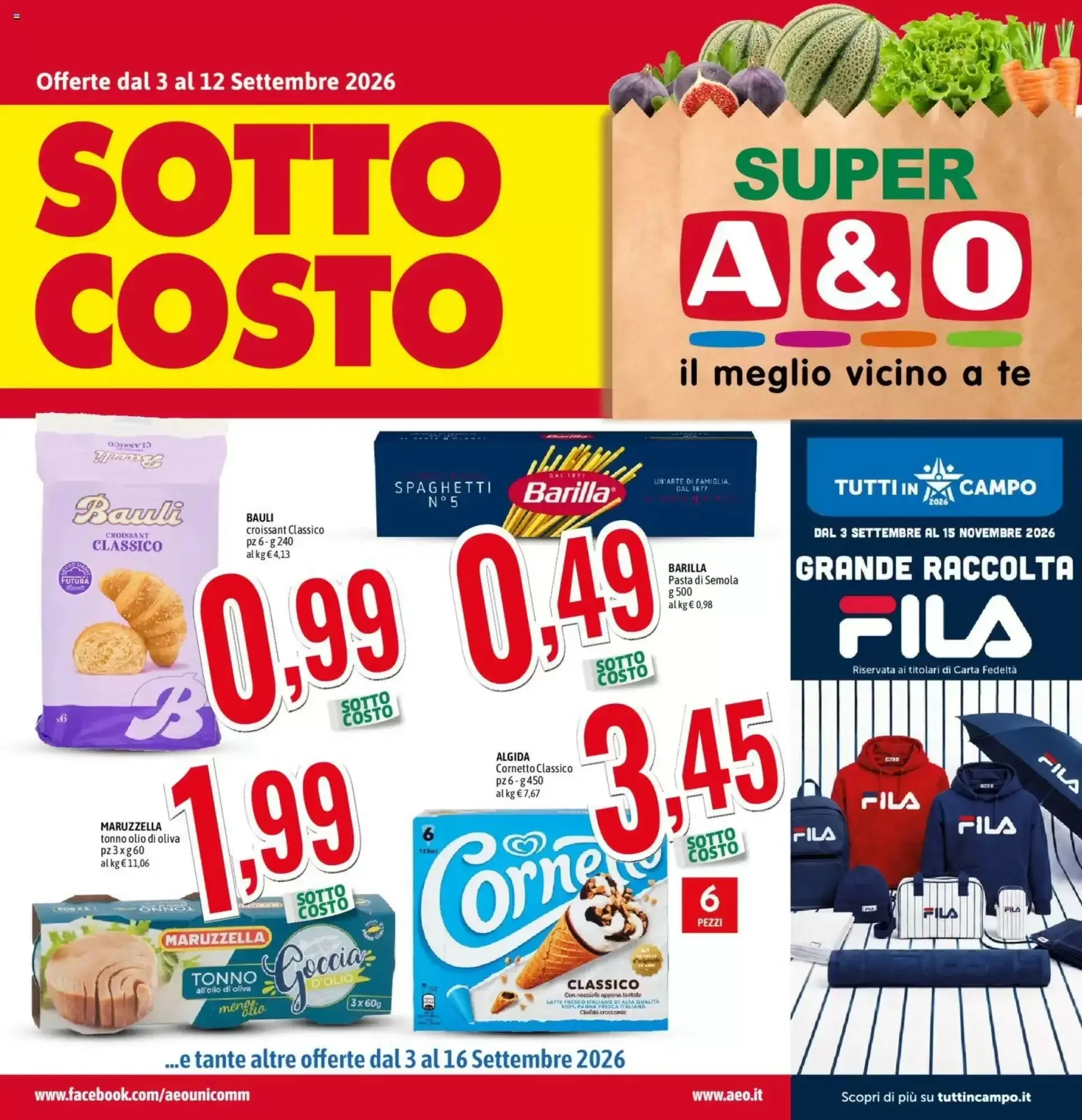 Copertina A&O - Volantino A&O