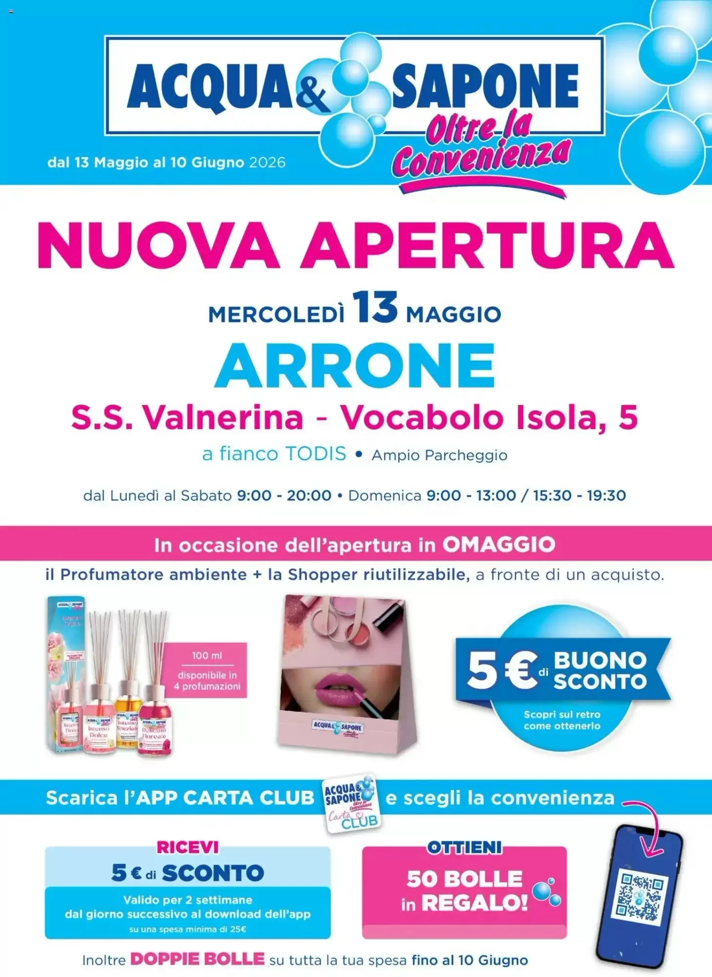 Copertina Acqua & Sapone - Volantino Acqua & Sapone