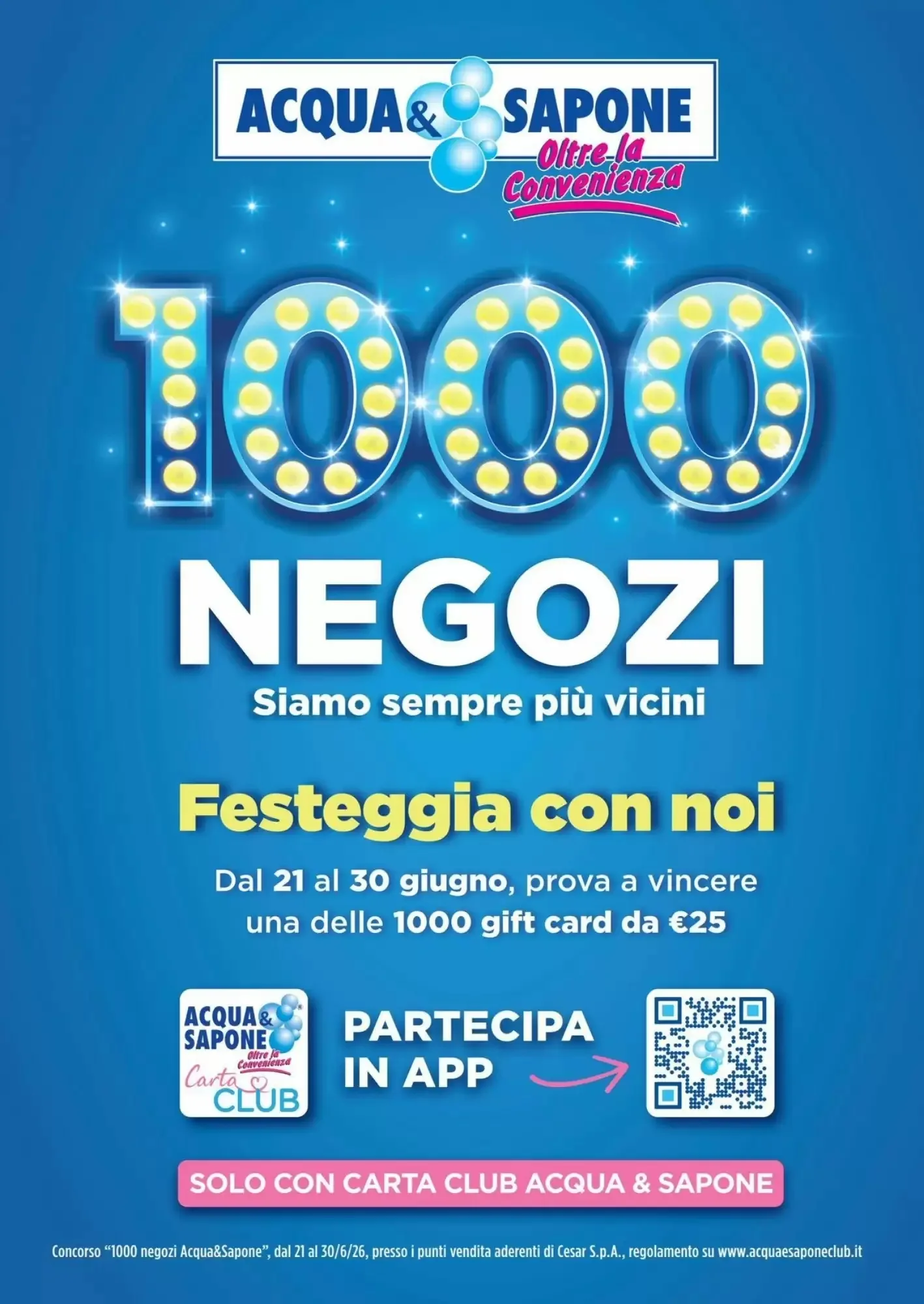 Copertina Acqua & Sapone - Volantino Acqua & Sapone