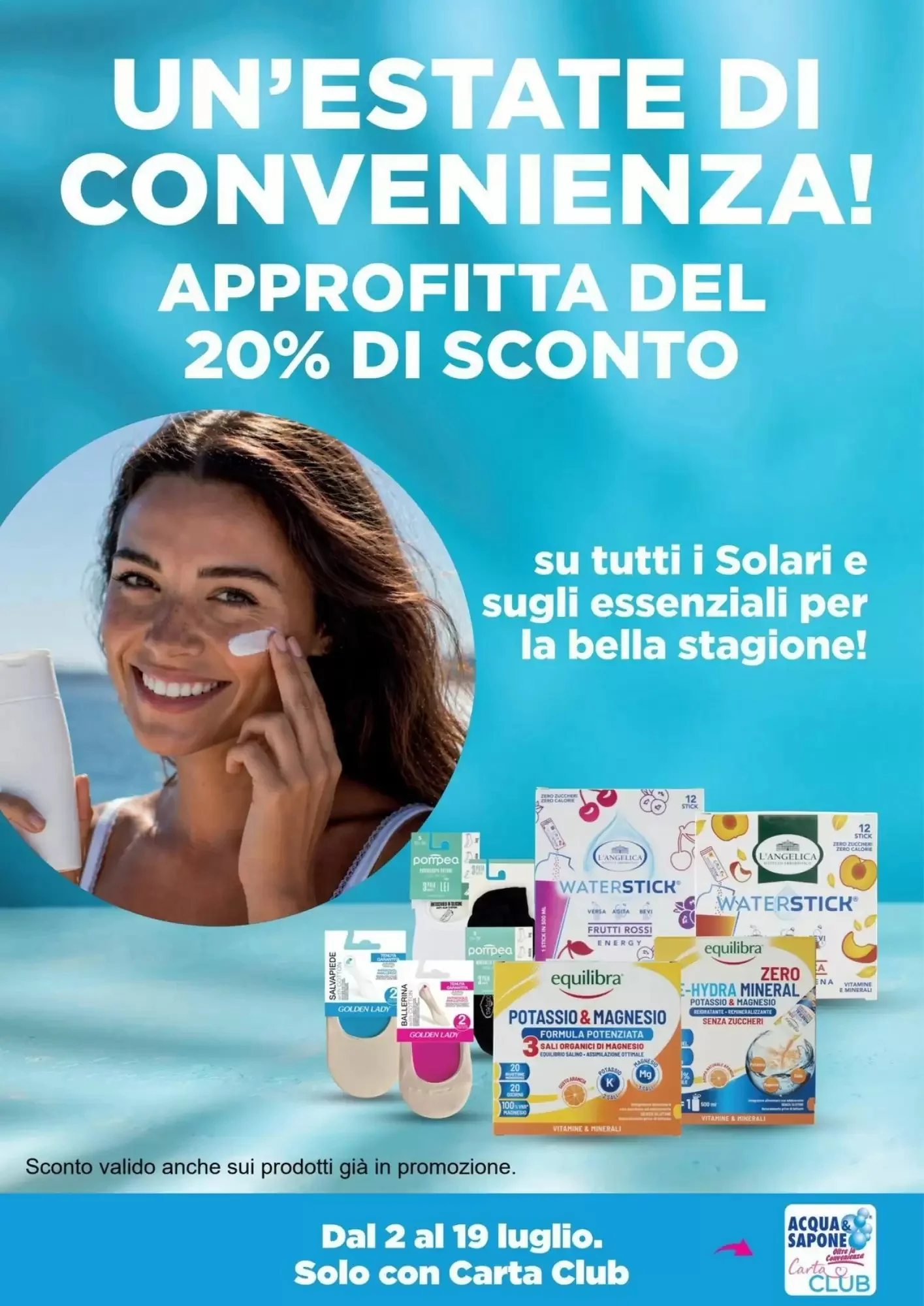 Copertina Acqua & Sapone - Volantino Acqua & Sapone