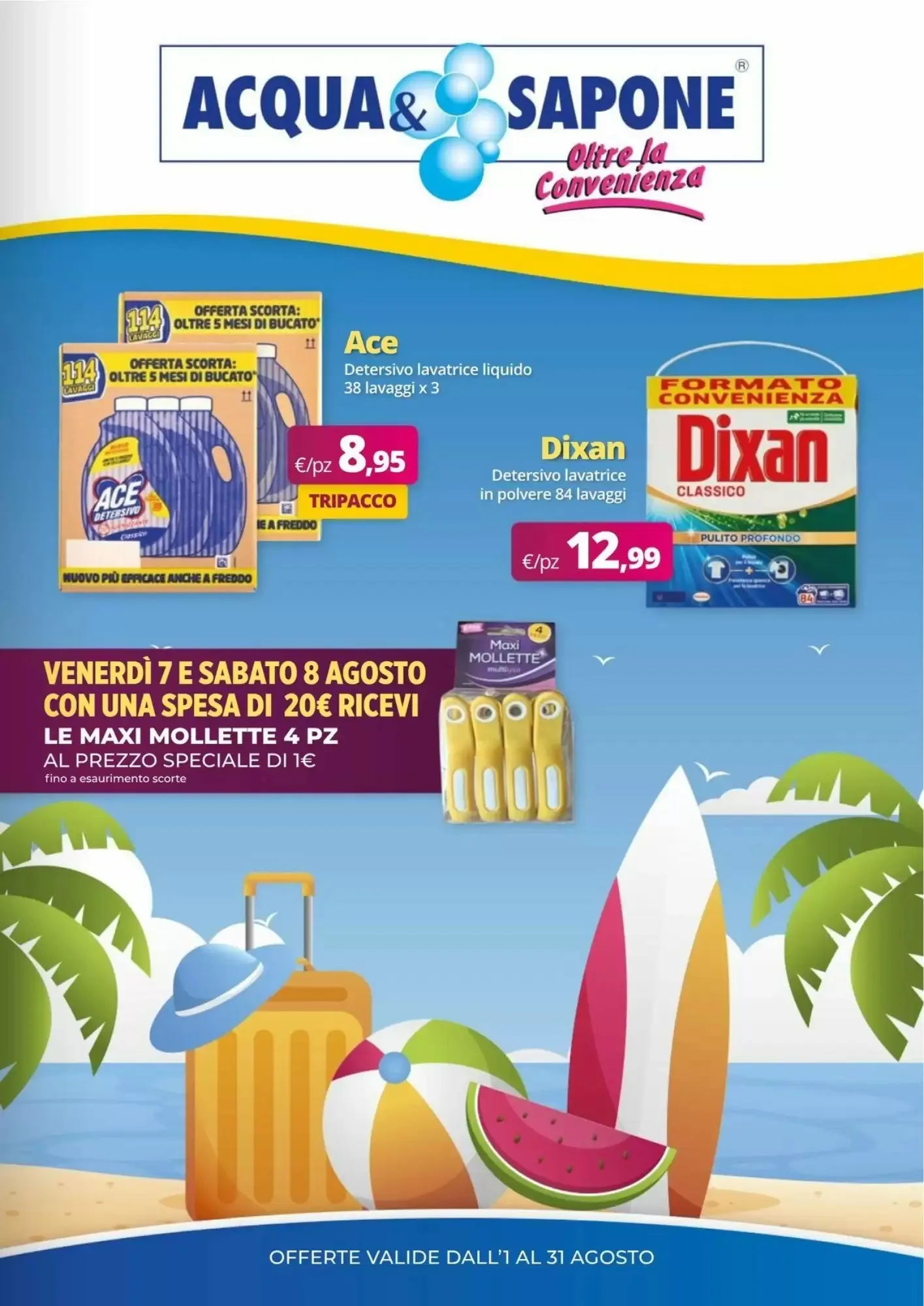 Copertina Acqua & Sapone - Volantino Acqua & Sapone