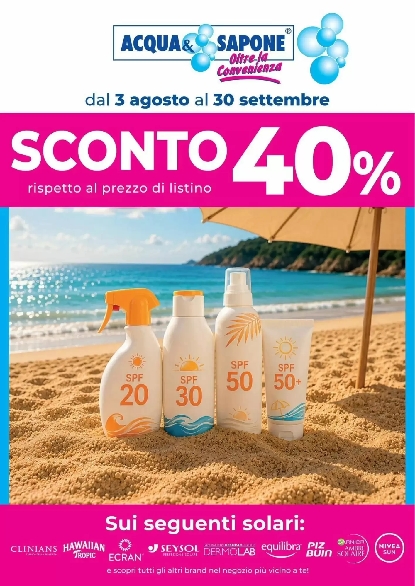Copertina Acqua & Sapone - Volantino Acqua & Sapone