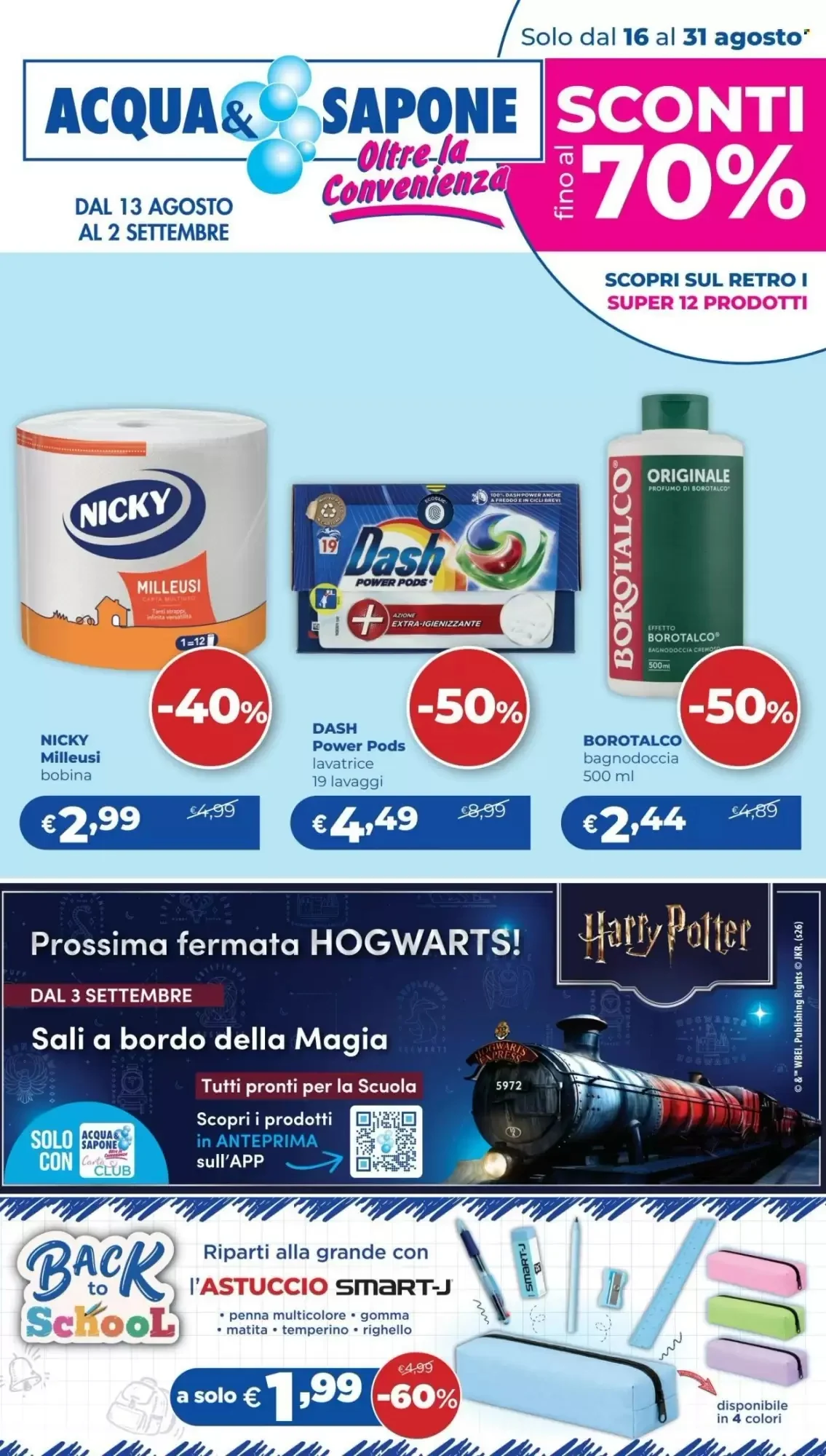 Copertina Acqua & Sapone - Volantino Acqua & Sapone