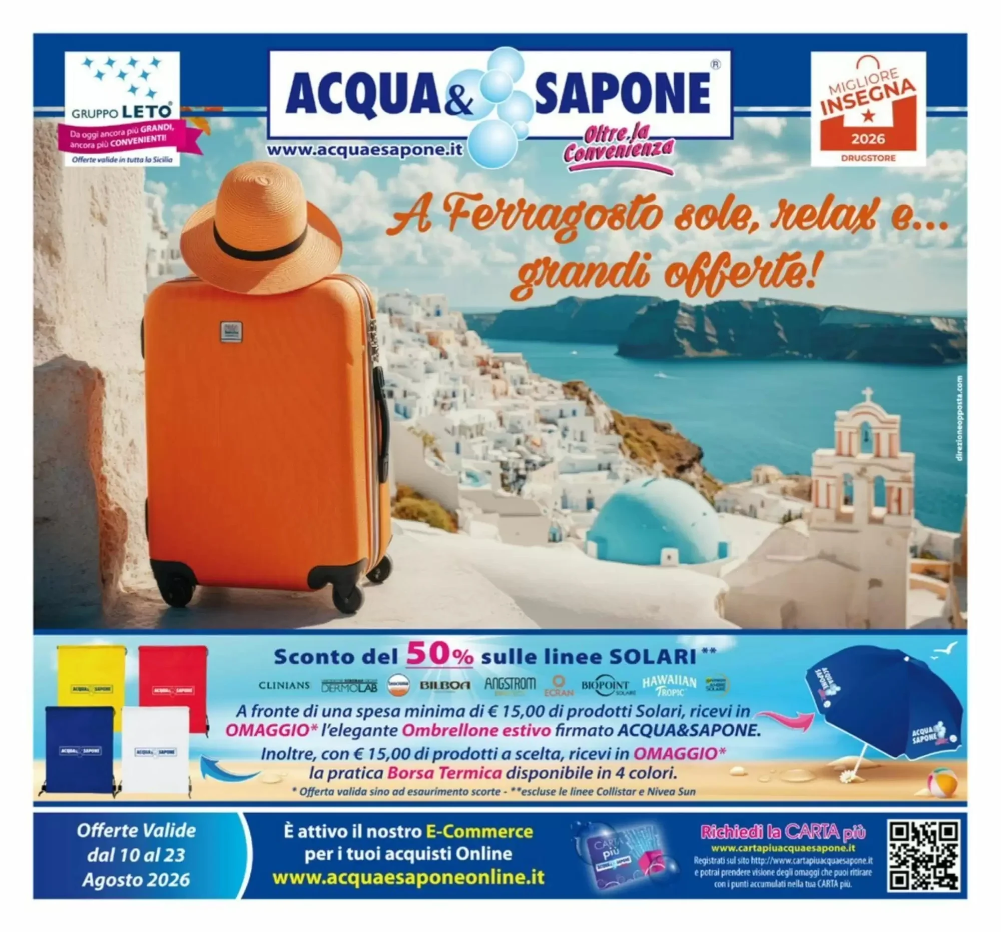 Copertina Acqua & Sapone - Volantino Acqua & Sapone