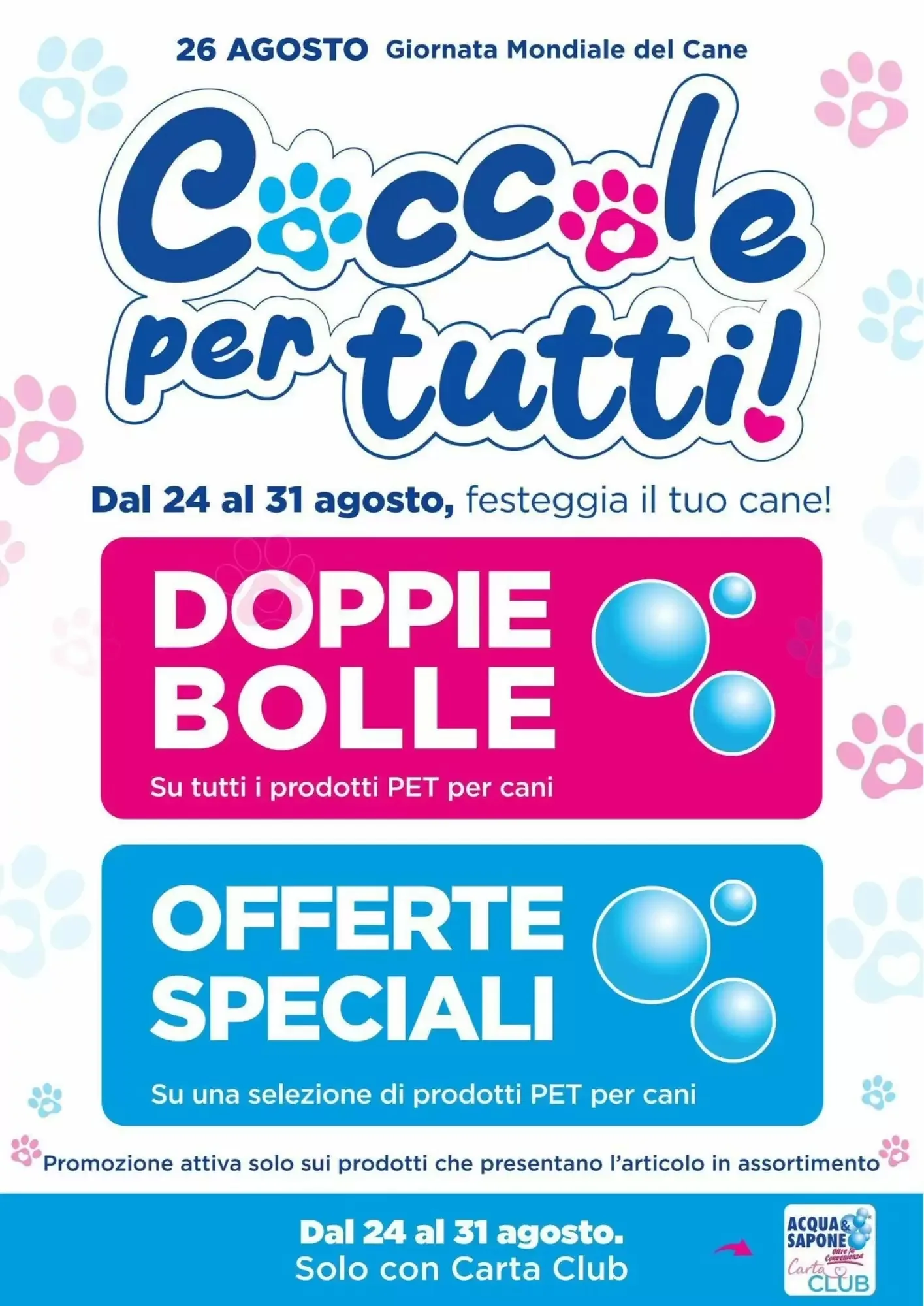 Copertina Acqua & Sapone - Volantino Acqua & Sapone