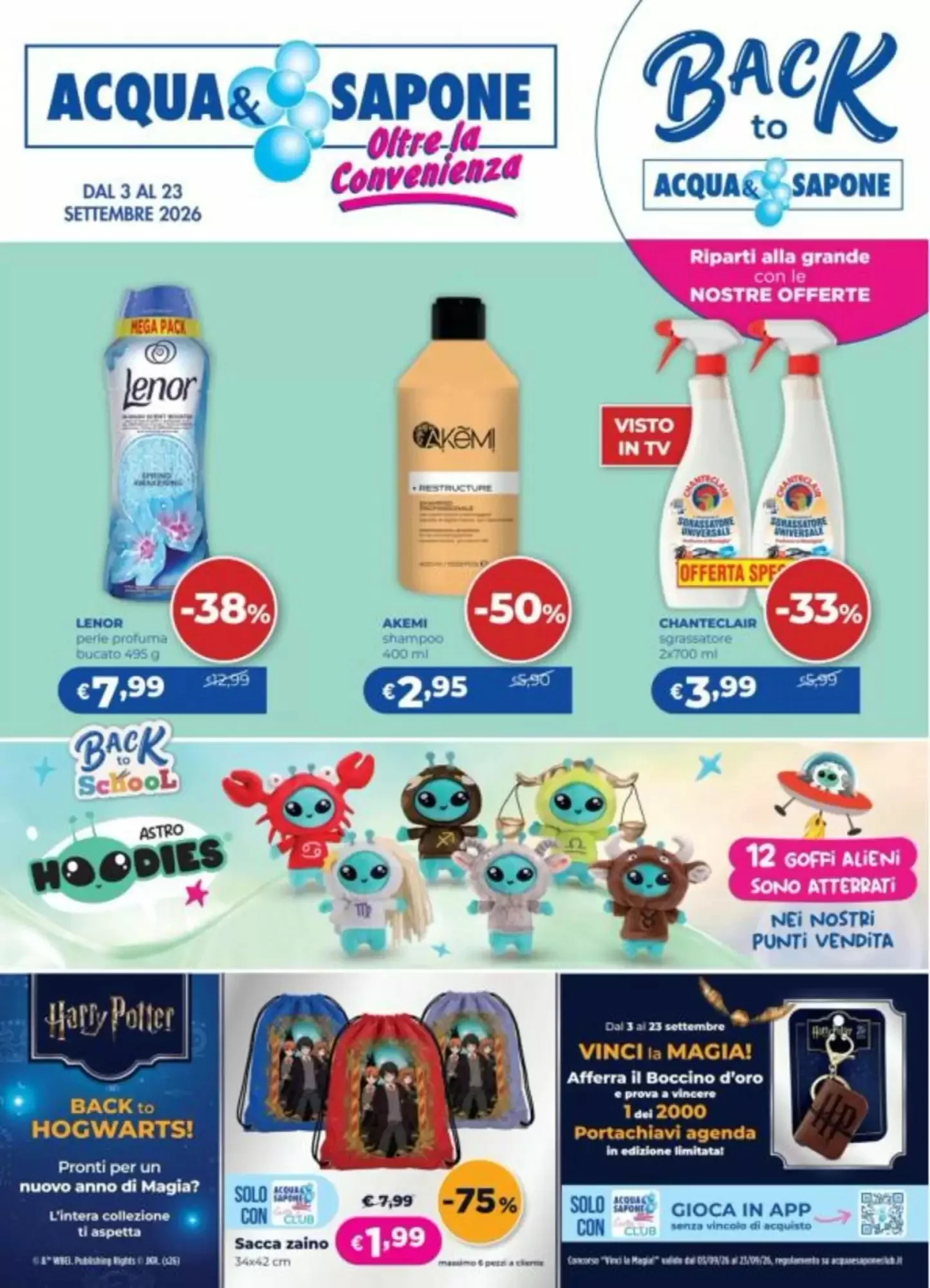 Copertina Acqua & Sapone - Volantino Acqua & Sapone