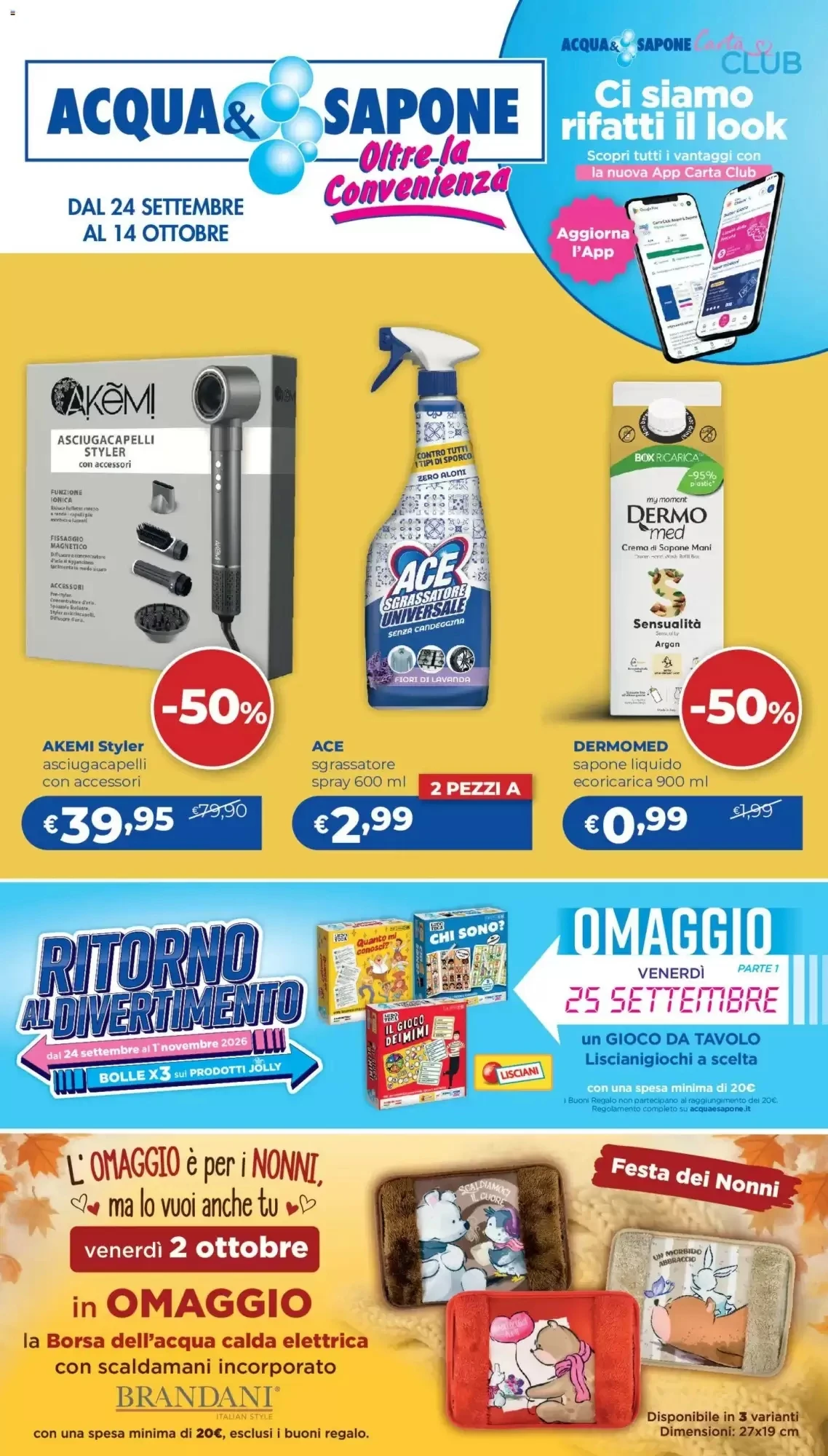 Copertina Acqua & Sapone - Volantino Acqua & Sapone