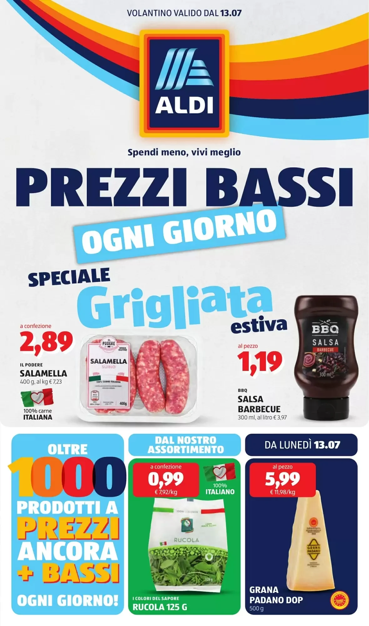 Copertina anteprima ALDI - Offerte ALDI: Anteprima Volantino dal 13 al 19 Luglio 2026