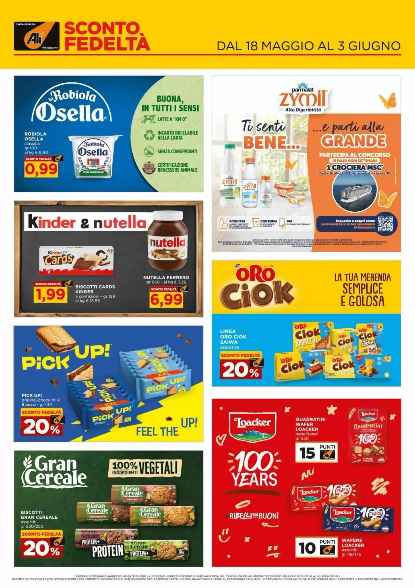Copertina Alì Supermercati - Volantino Alì Supermercati