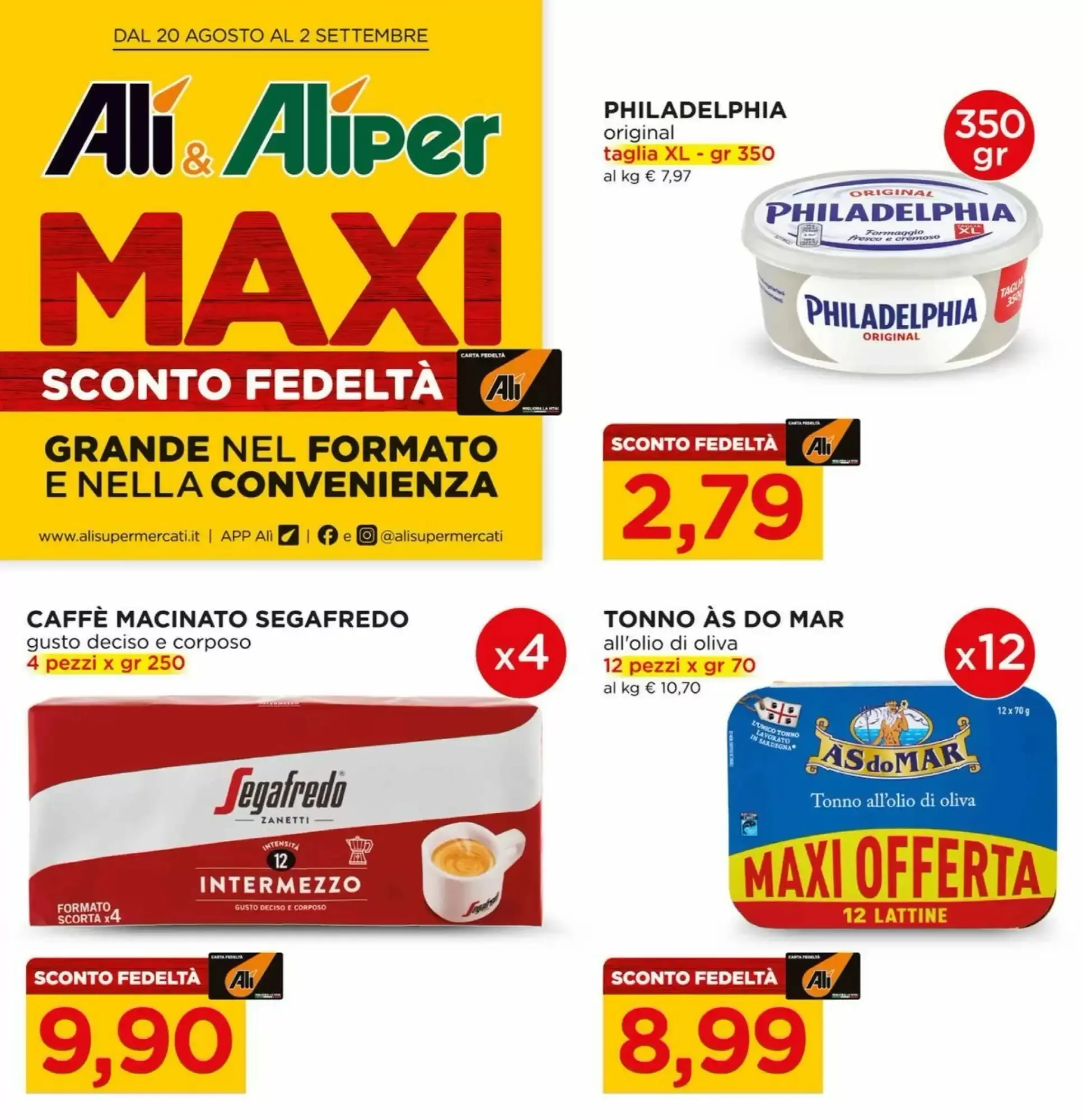 Copertina Alì Supermercati - Volantino Alì Supermercati