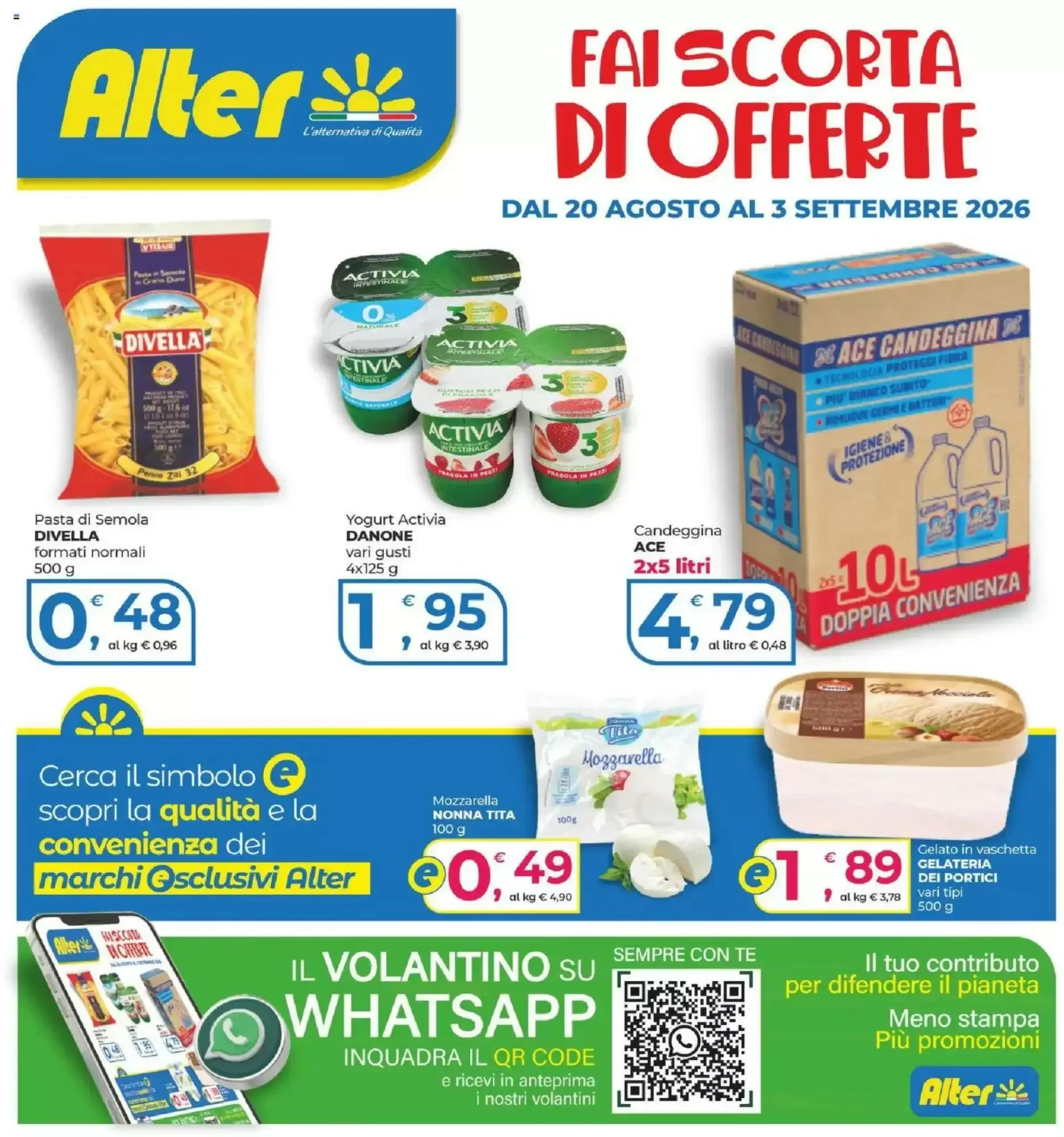 Copertina Alter Discount - Volantino Alter Discount