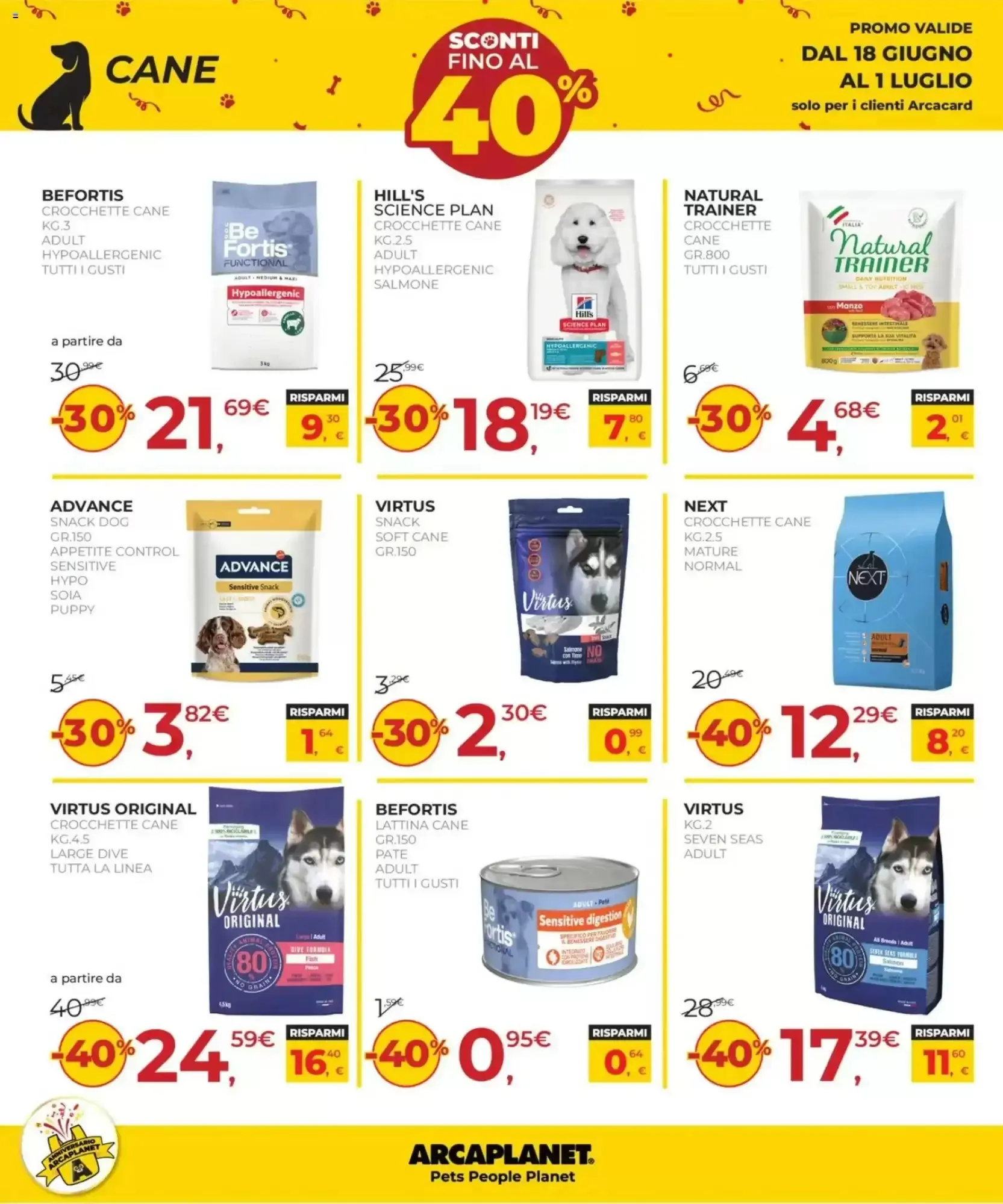Volantino Arcaplanet Volantino Arcaplanet pagina 2