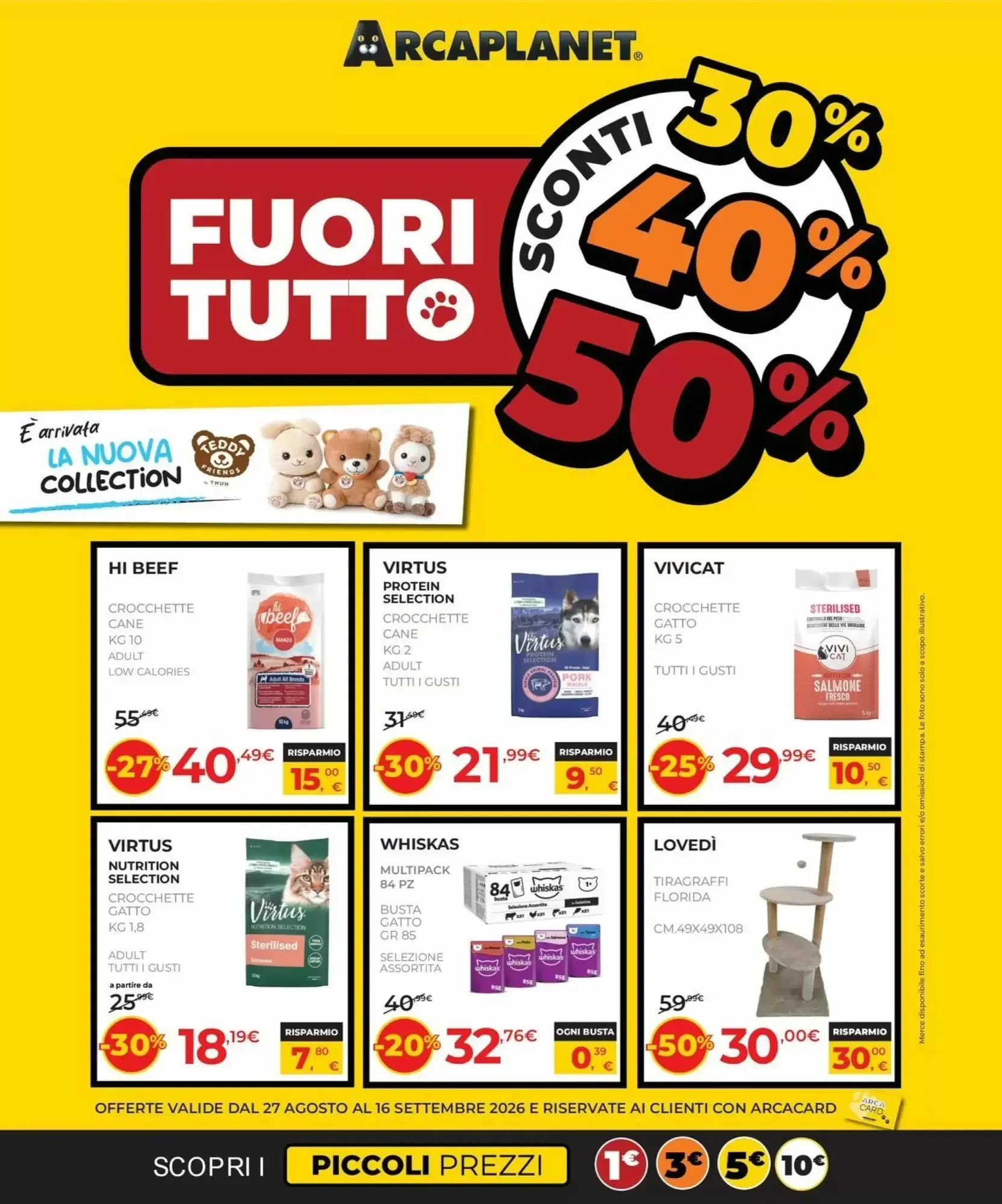 Copertina Arcaplanet - Volantino Arcaplanet