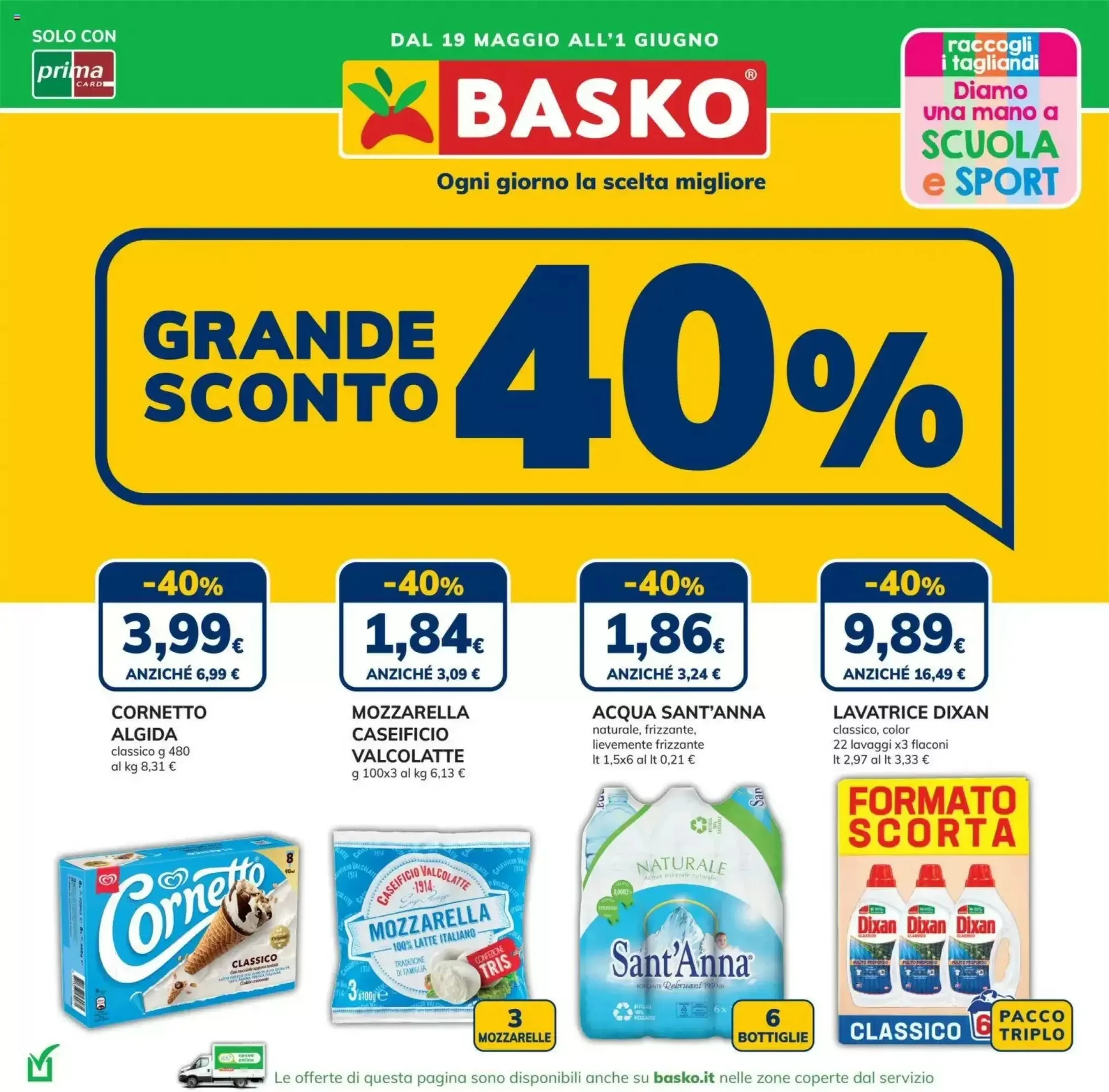 Copertina Basko - Volantino Basko