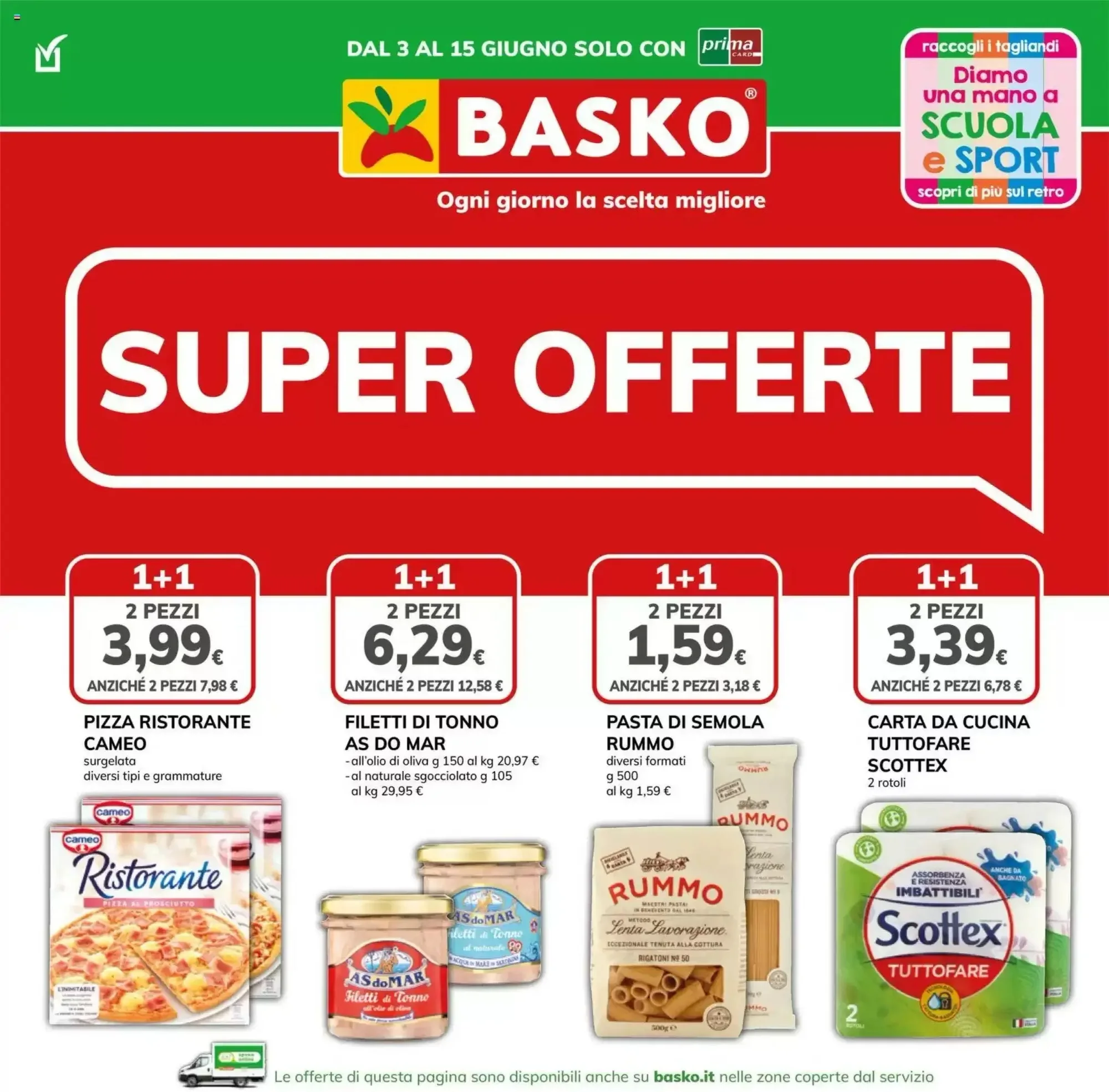 Copertina Basko - Volantino Basko