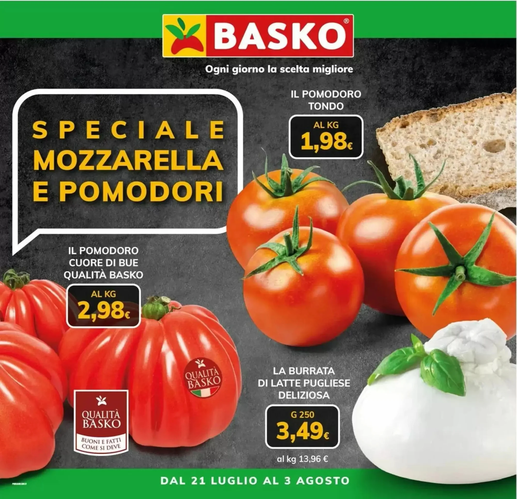 Copertina Basko - Volantino Basko
