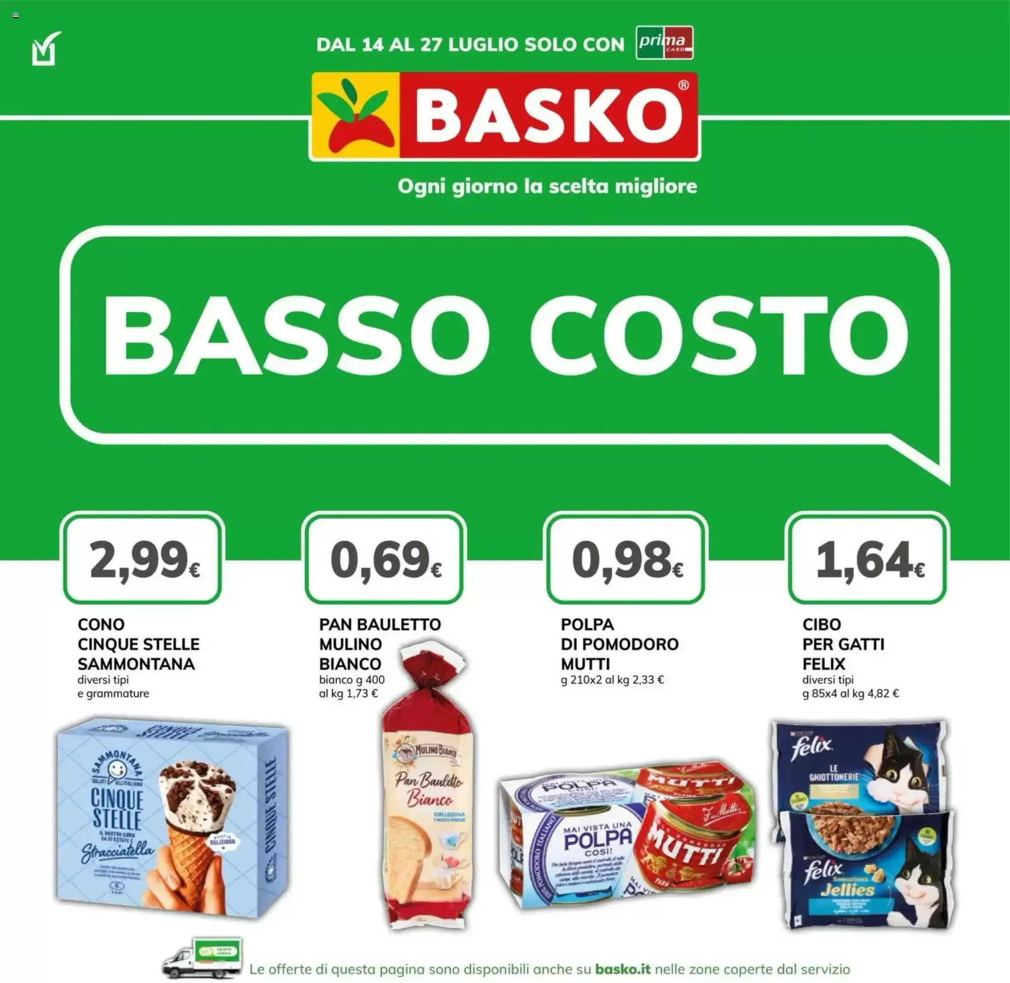 Copertina Basko - Volantino Basko
