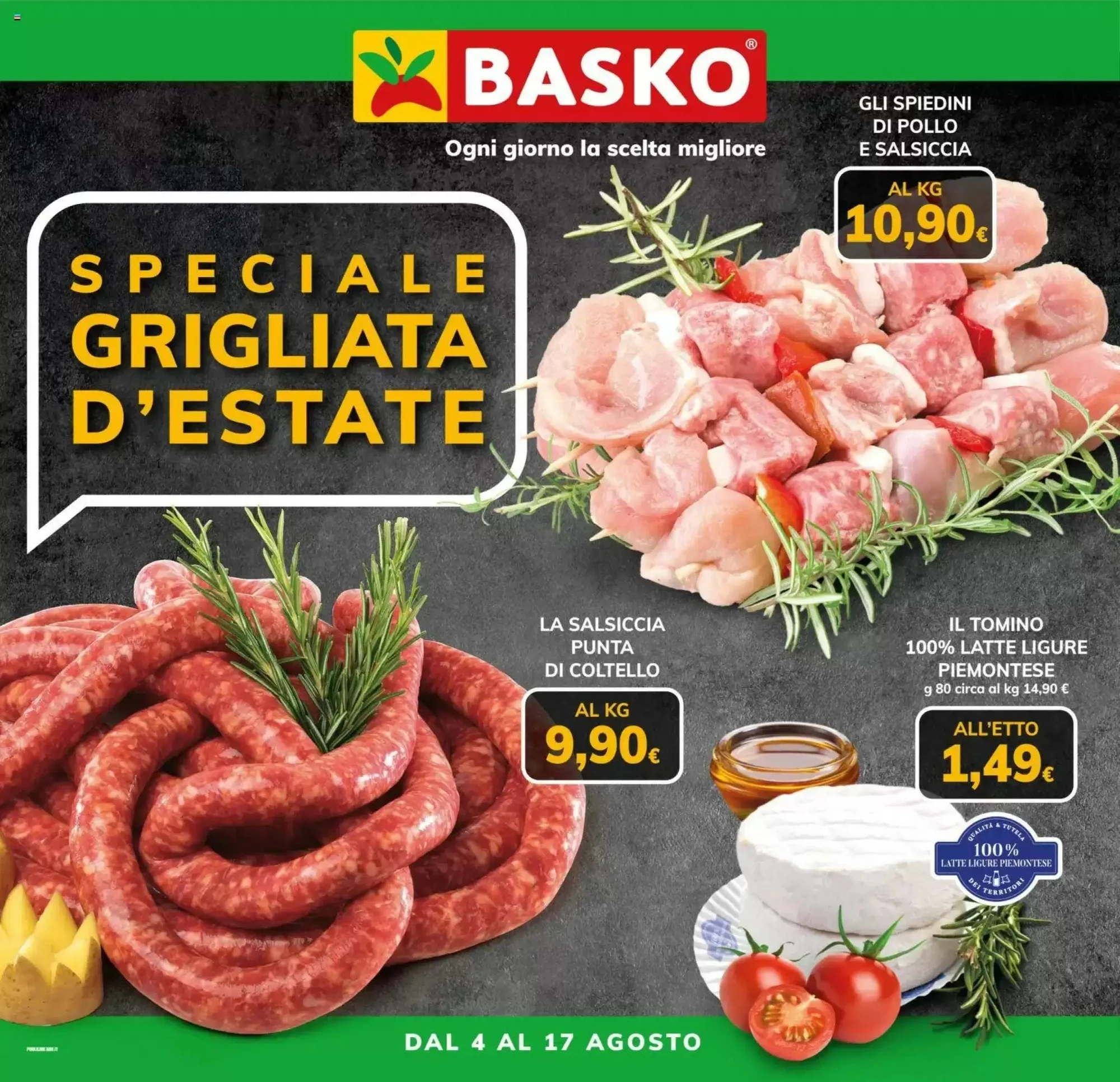 Copertina Basko - Volantino Basko