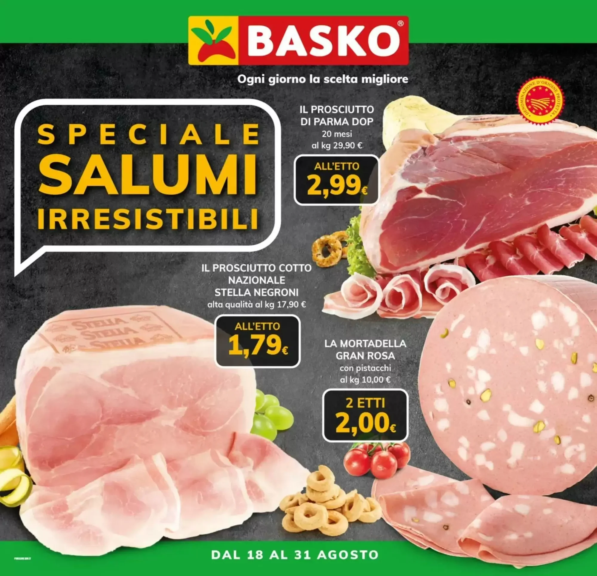 Copertina Basko - Volantino Basko