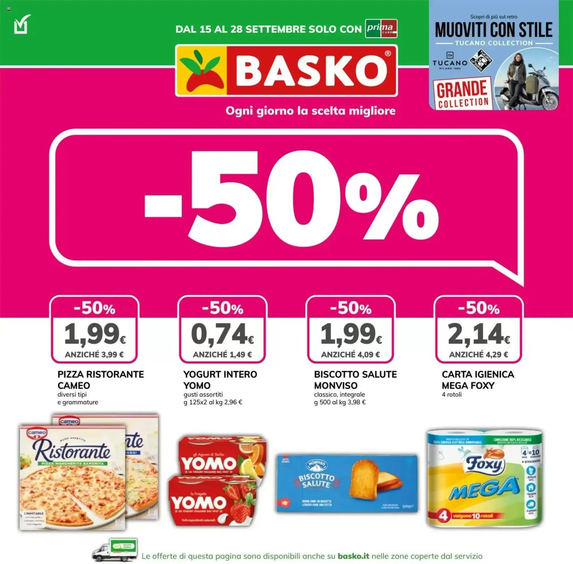 Copertina Basko - Volantino Basko