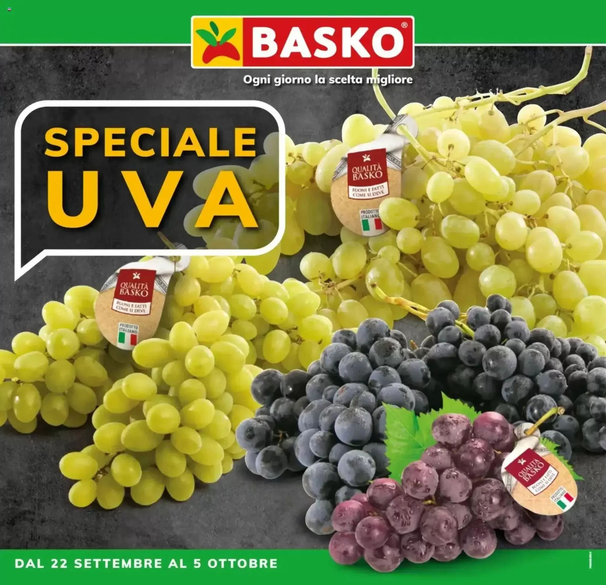 Copertina Basko - Volantino Basko