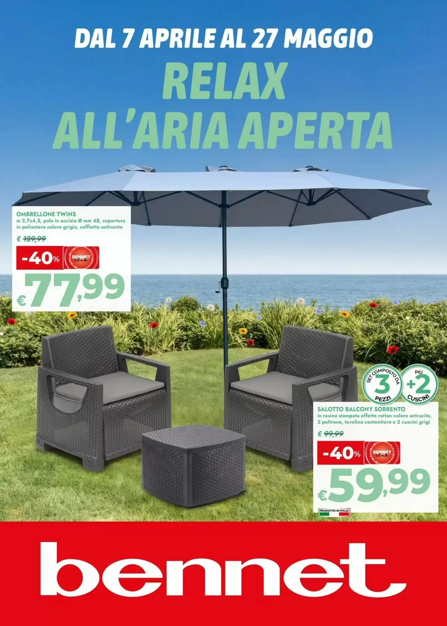 Copertina Bennet - Volantino Bennet