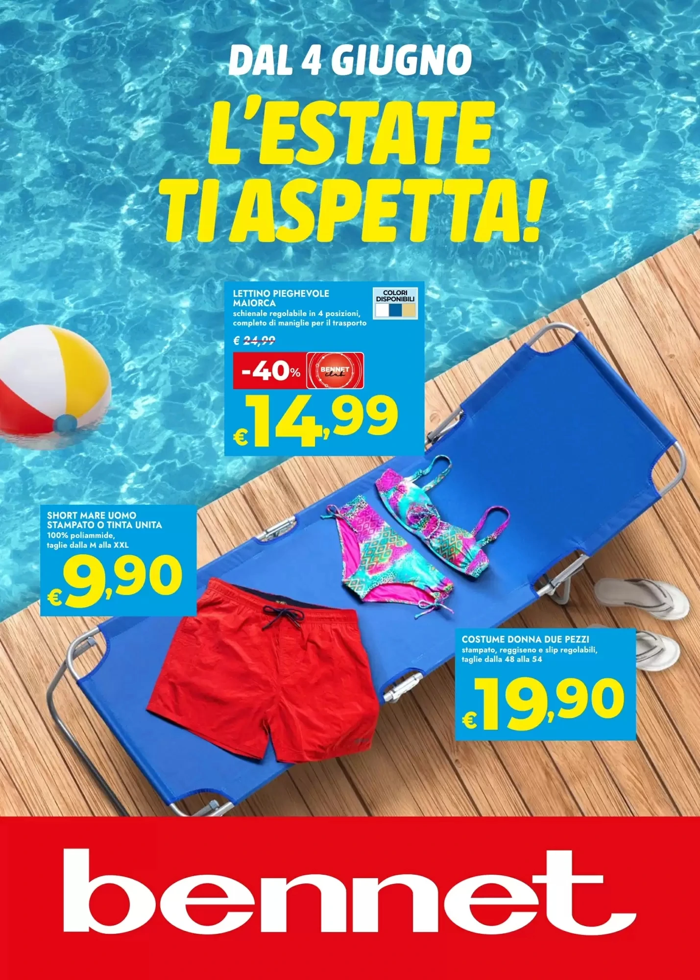 Copertina Bennet - Volantino Bennet
