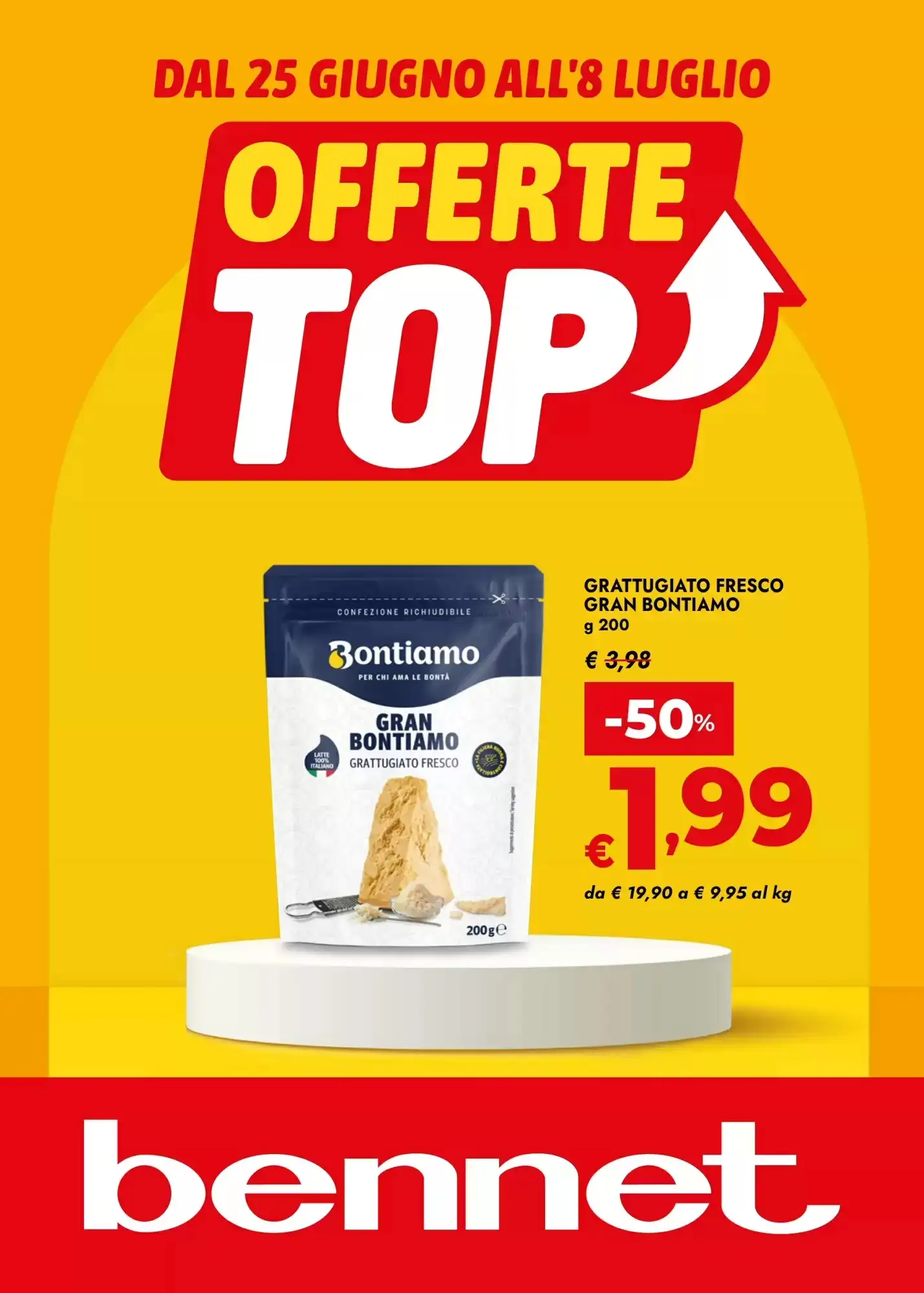 Copertina Bennet - Volantino Bennet