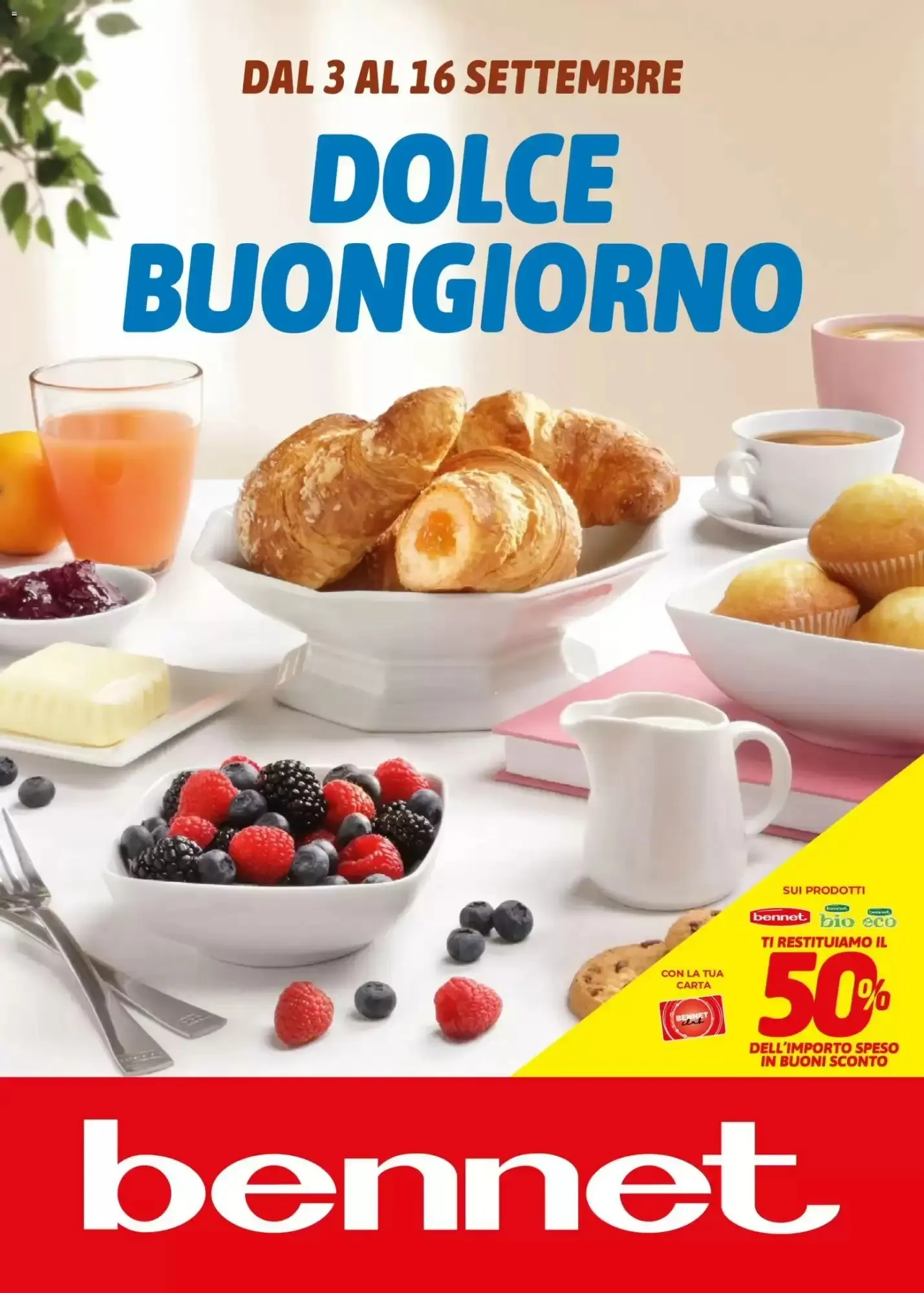 Copertina Bennet - Volantino Bennet
