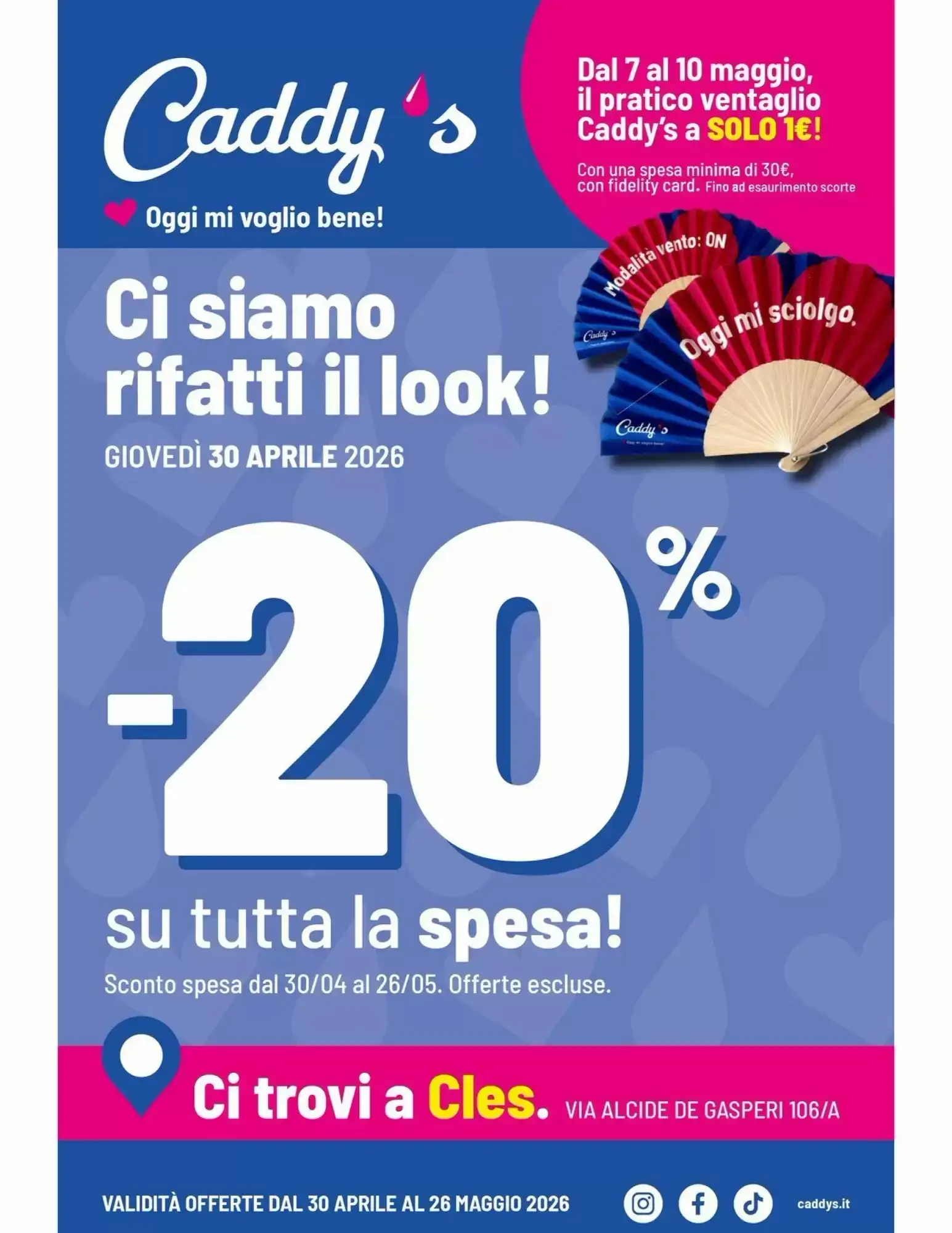Copertina Caddy S - Volantino Caddy S