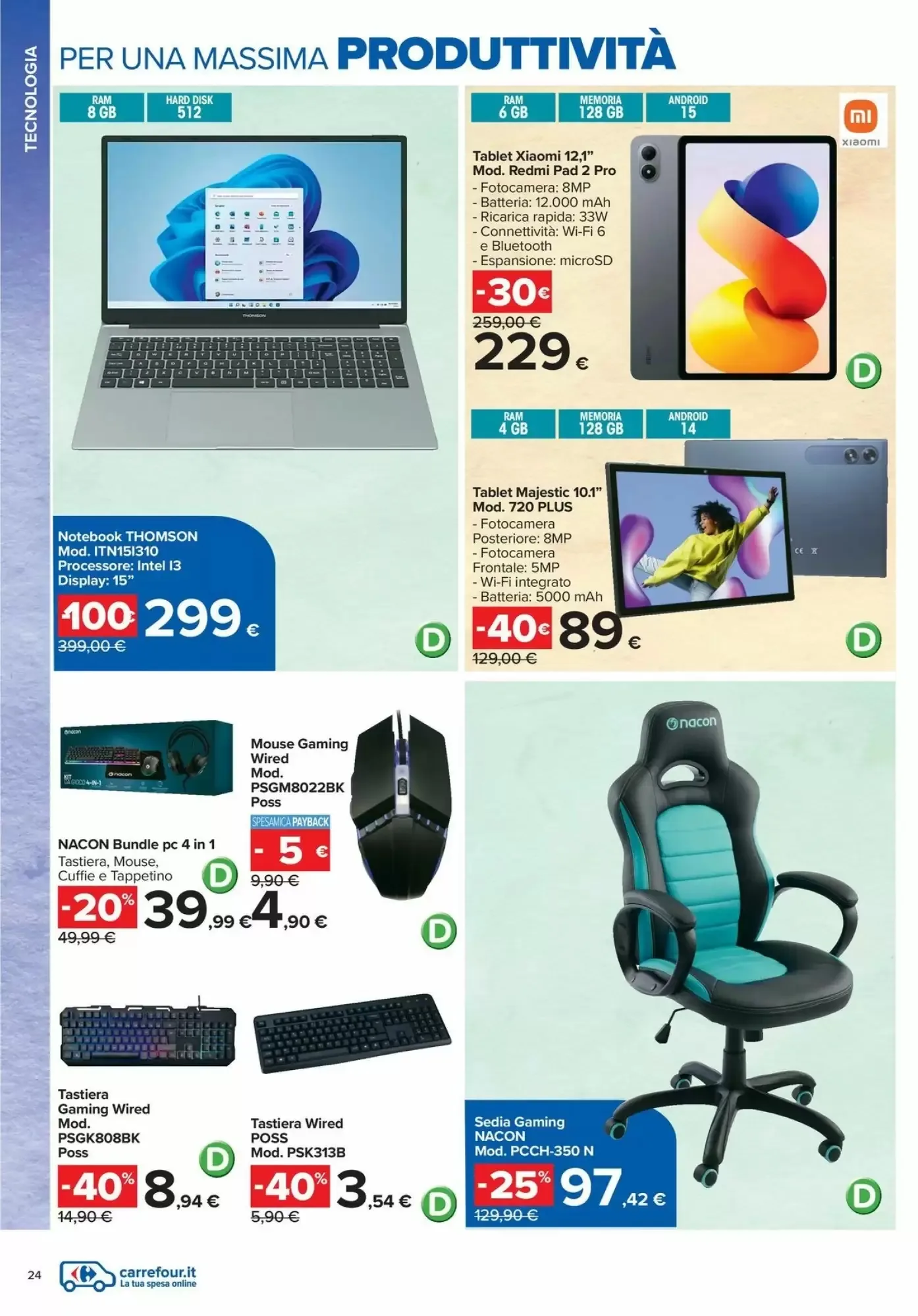 Volantino Carrefour Iper Volantino Carrefour Iper pagina 24