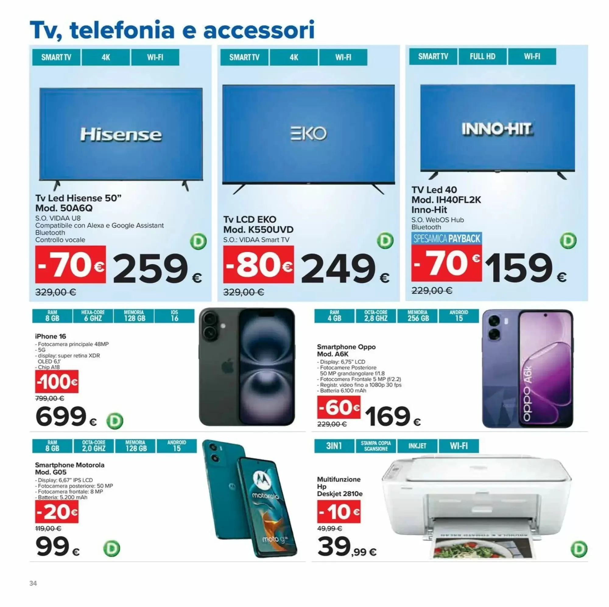 Volantino Carrefour Iper Volantino Carrefour Iper pagina 34