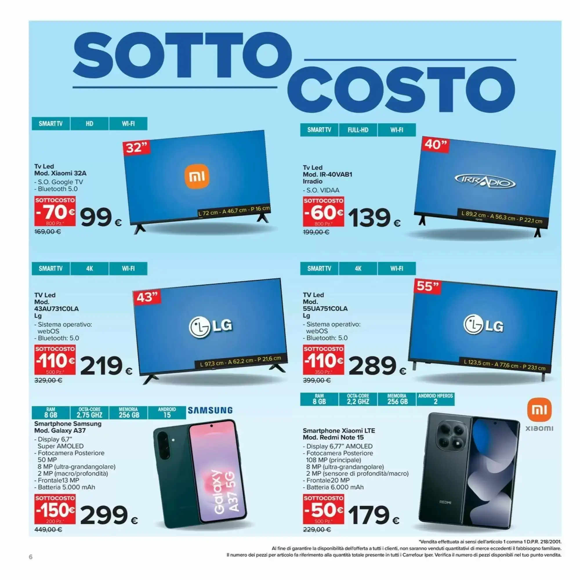 Volantino Carrefour Iper Volantino Carrefour Iper pagina 6