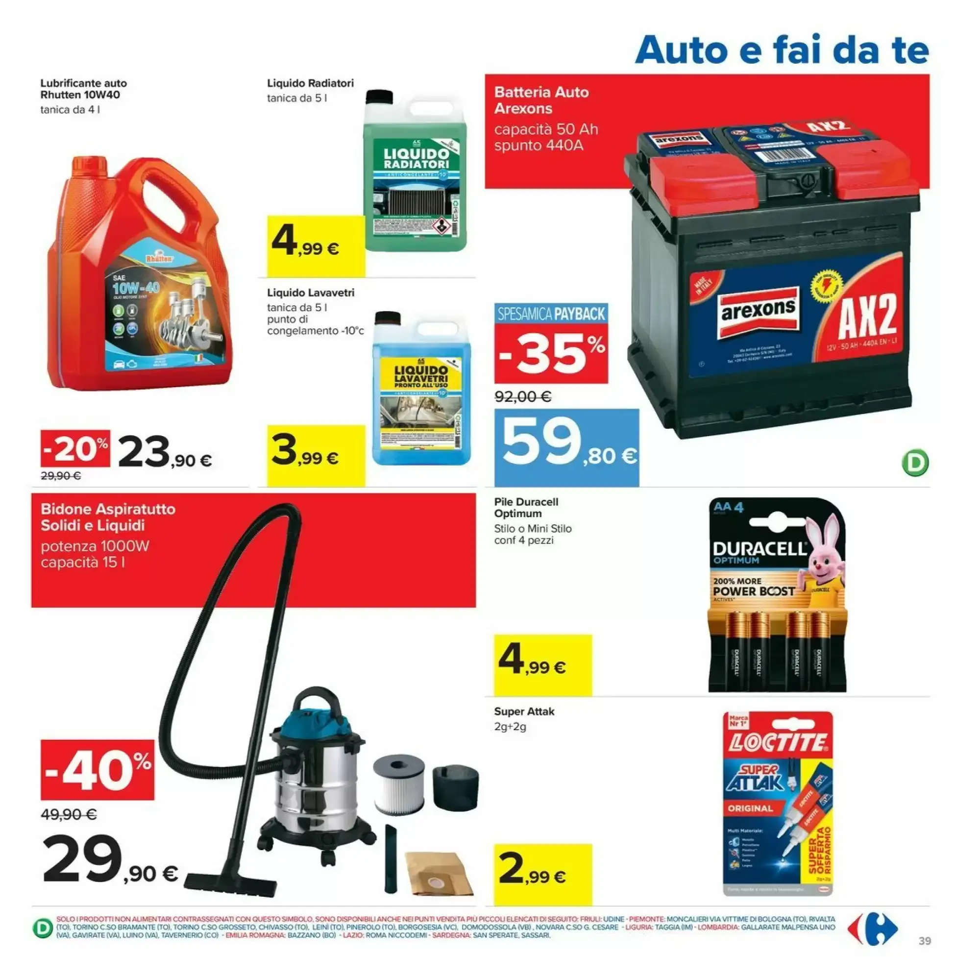 Volantino Carrefour Iper Volantino Carrefour Iper pagina 39