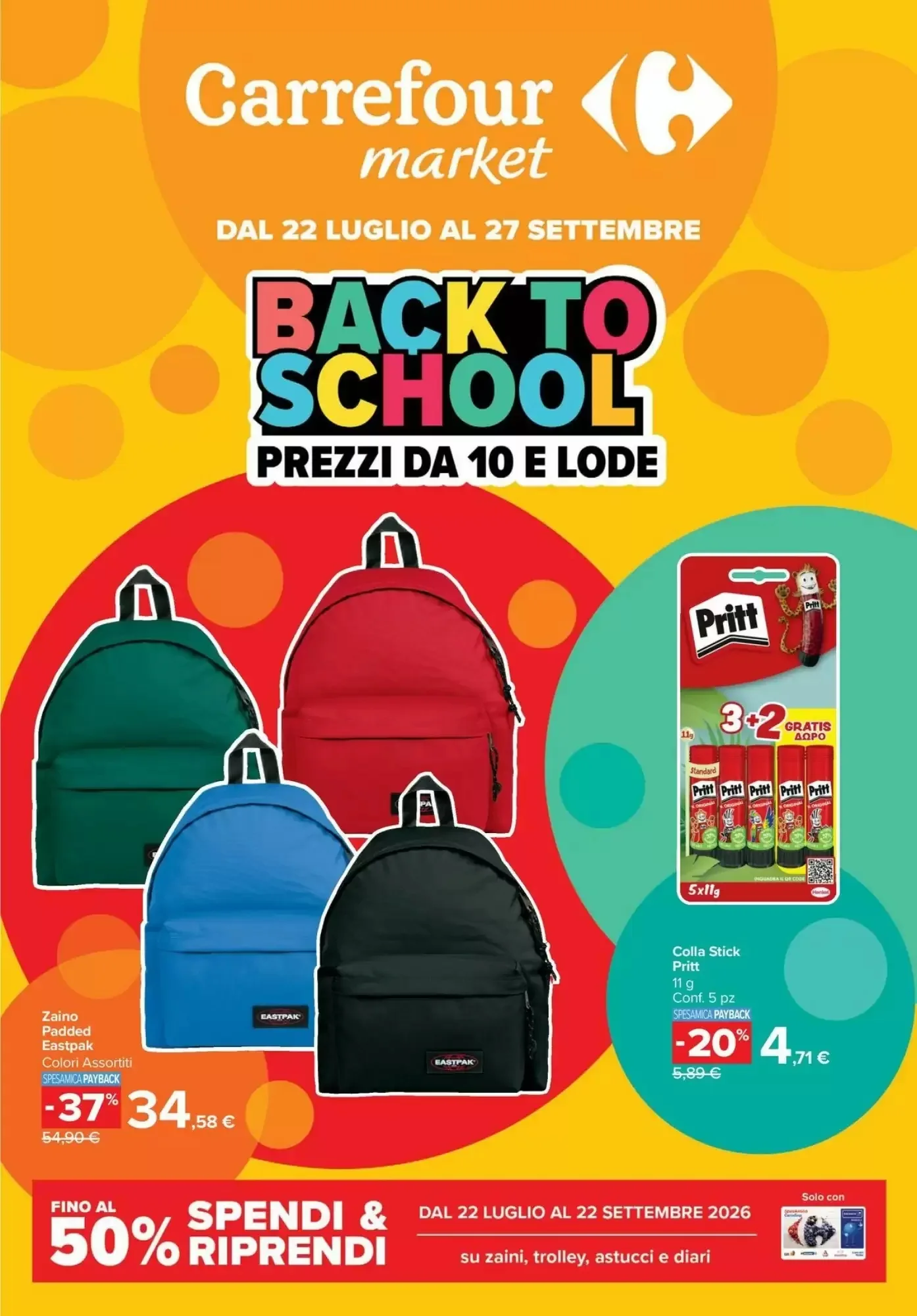 Copertina Carrefour Market - Volantino Carrefour Market