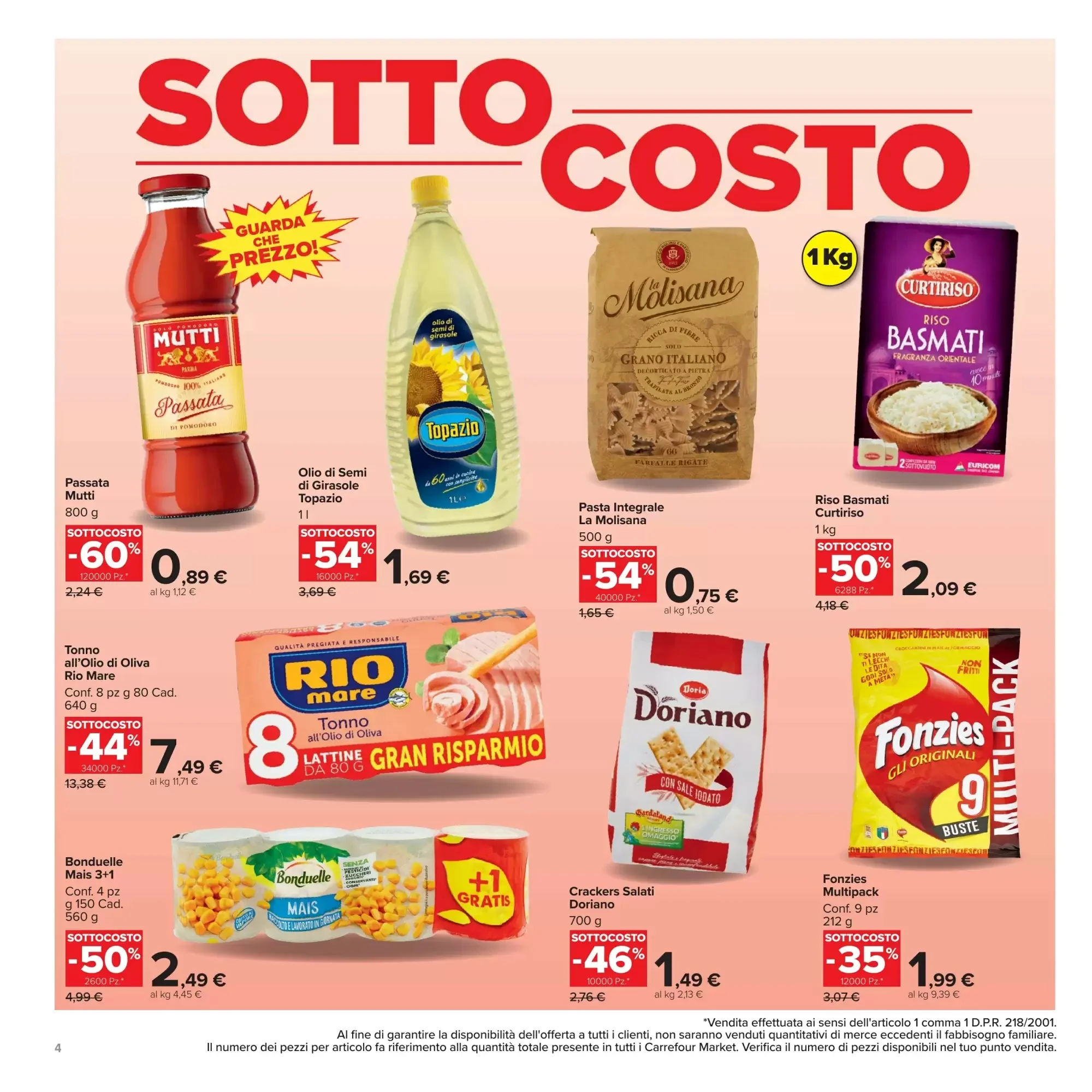 Volantino Carrefour Market Volantino Carrefour Market pagina 4