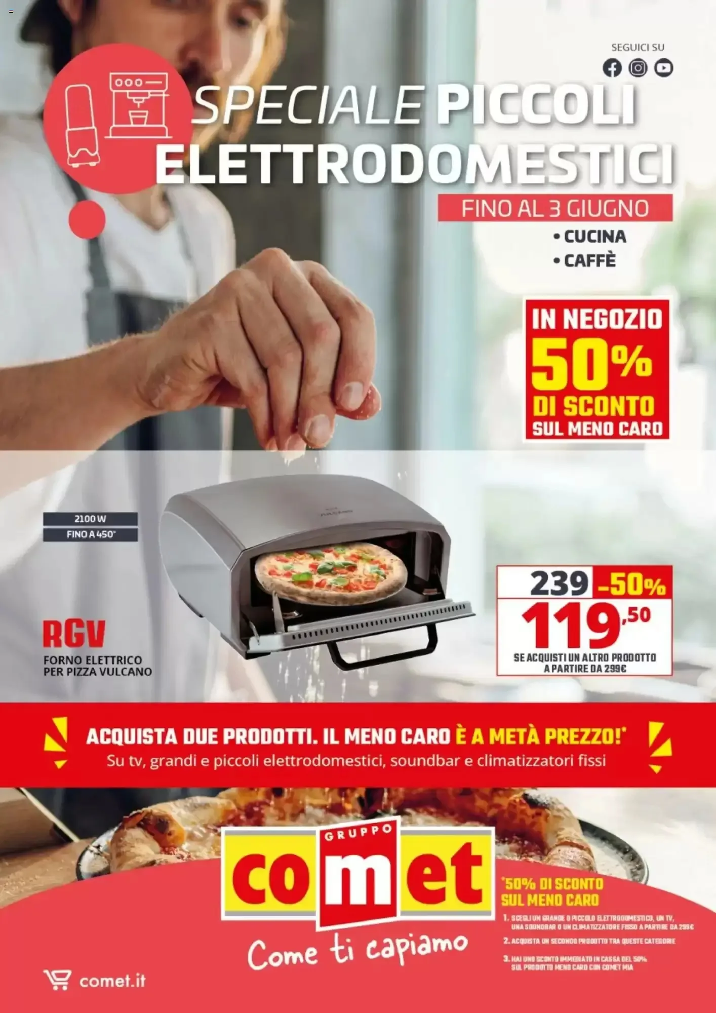 Copertina Comet - Volantino Comet