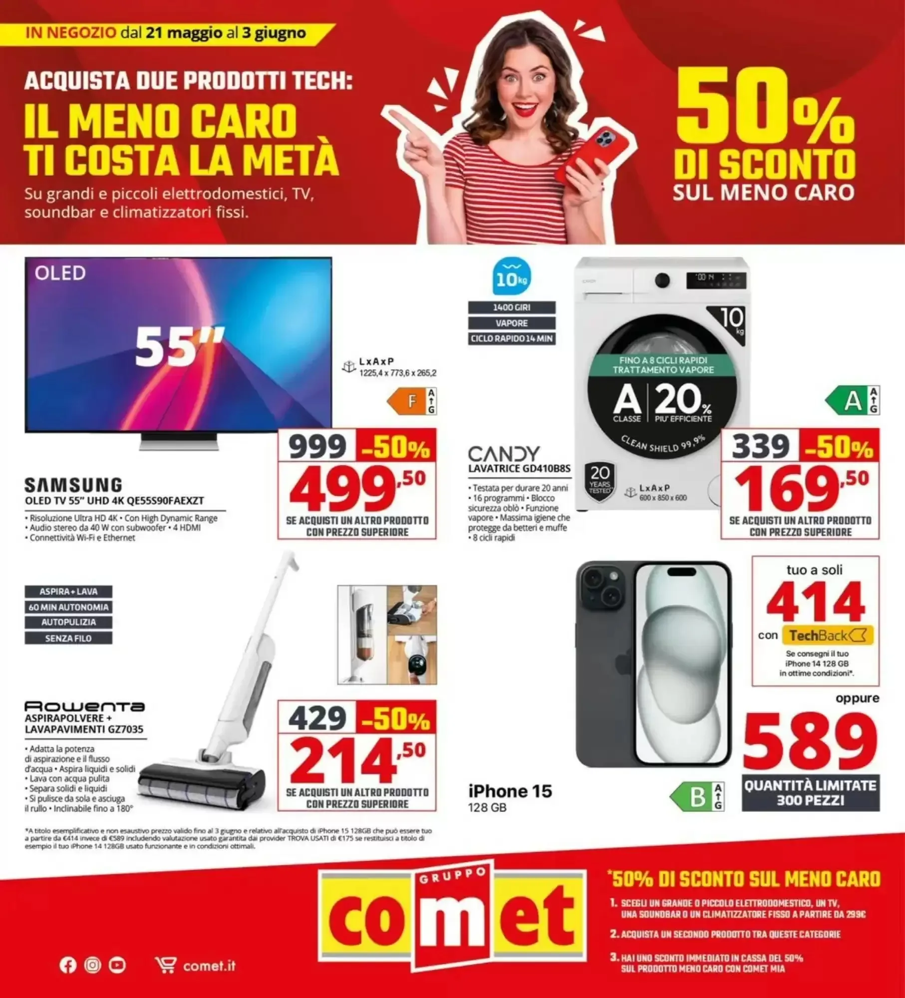 Copertina Comet - Volantino Comet