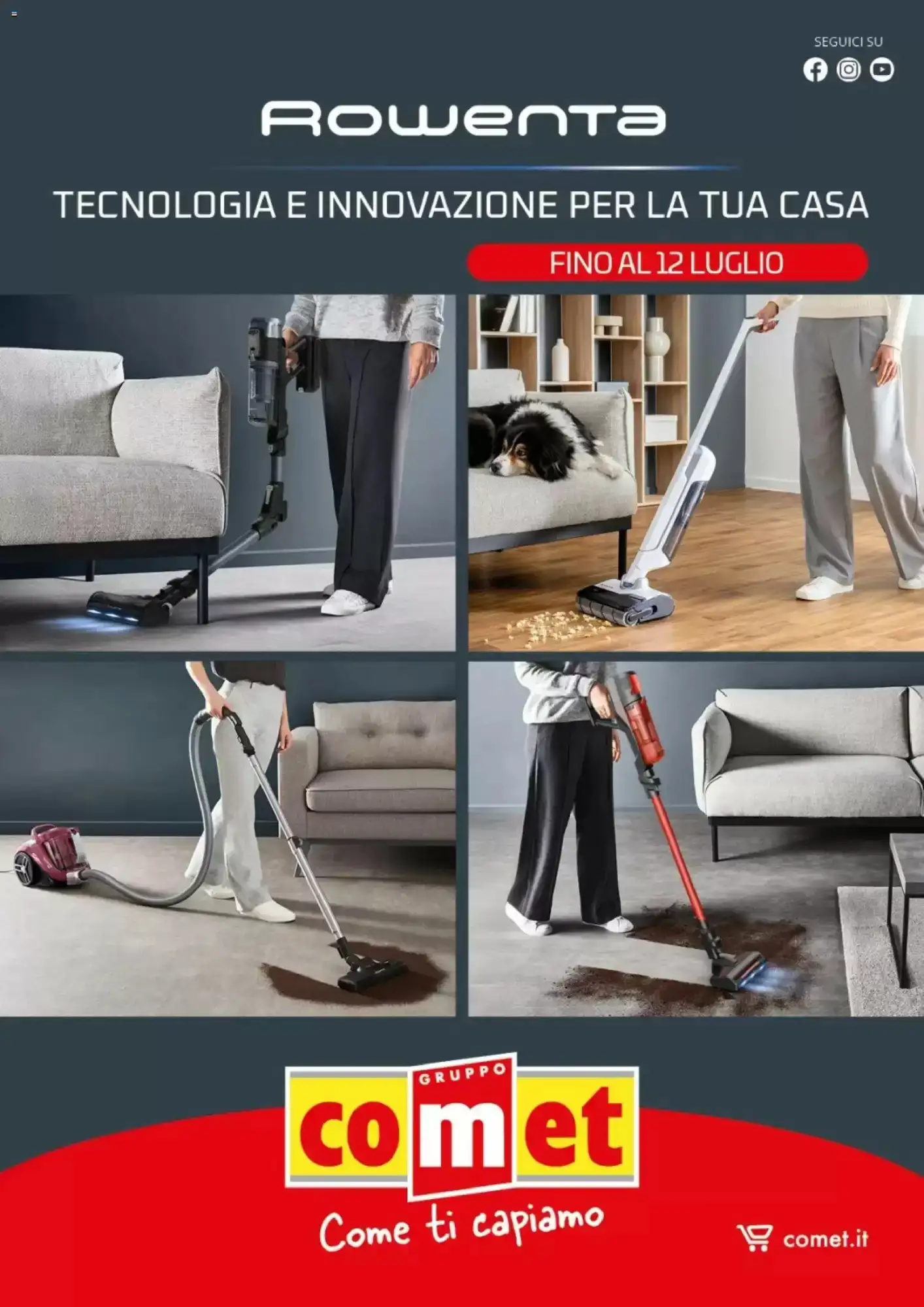 Copertina Comet - Volantino Comet