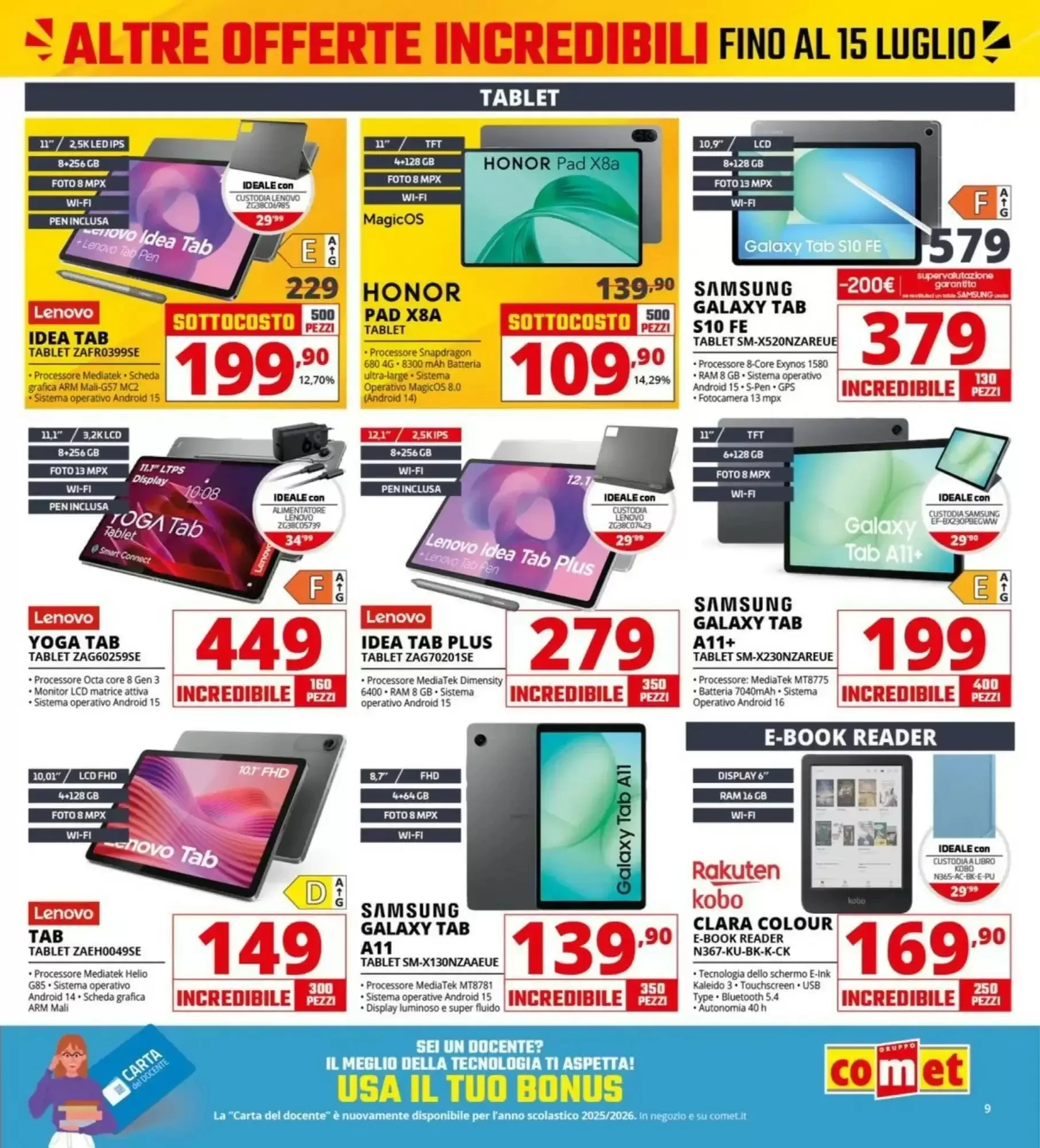 Volantino Comet Volantino Comet pagina 9
