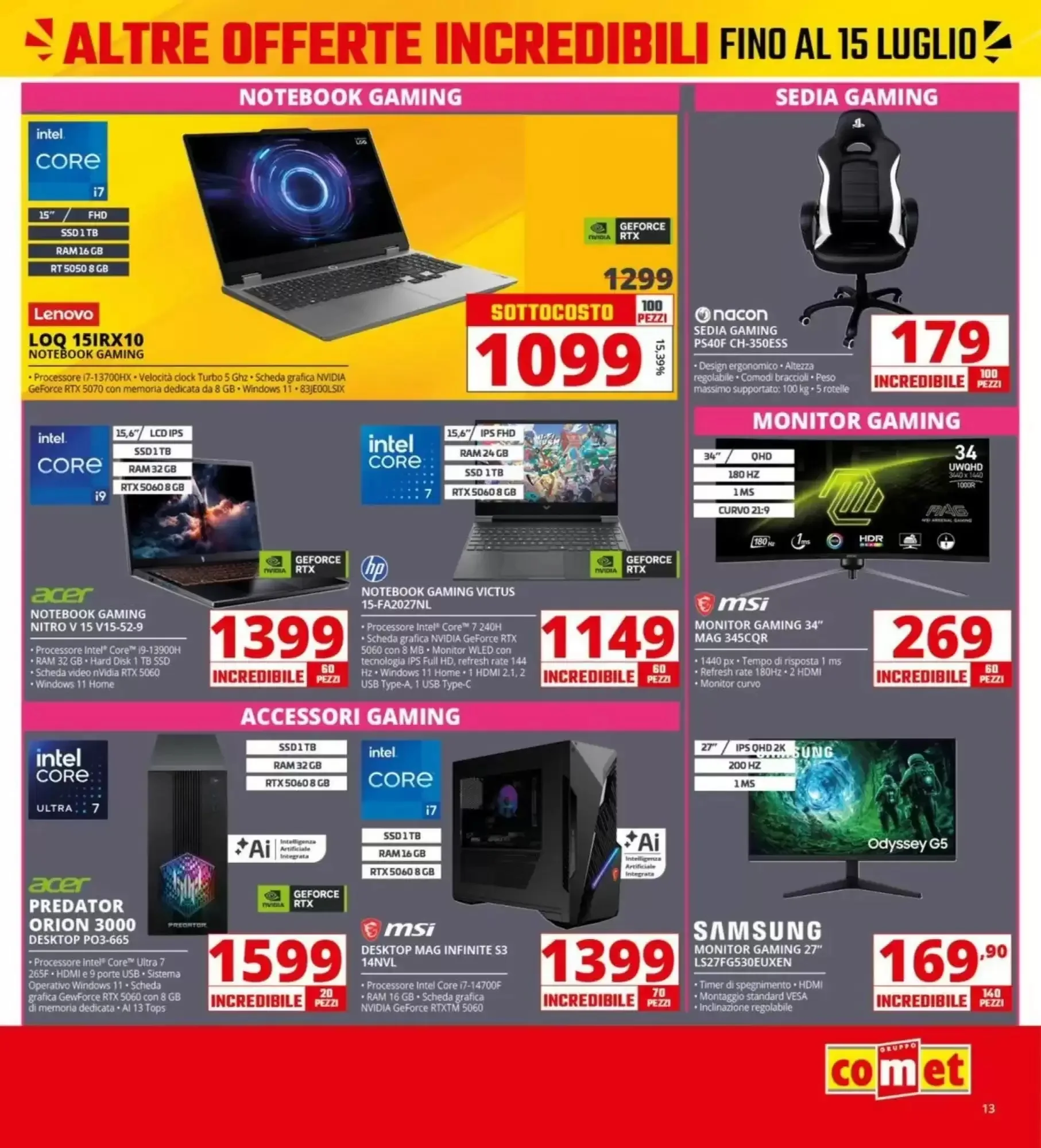 Volantino Comet Volantino Comet pagina 13