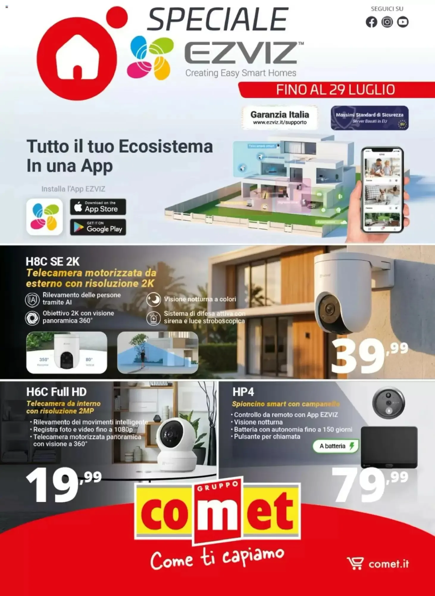 Copertina Comet - Volantino Comet