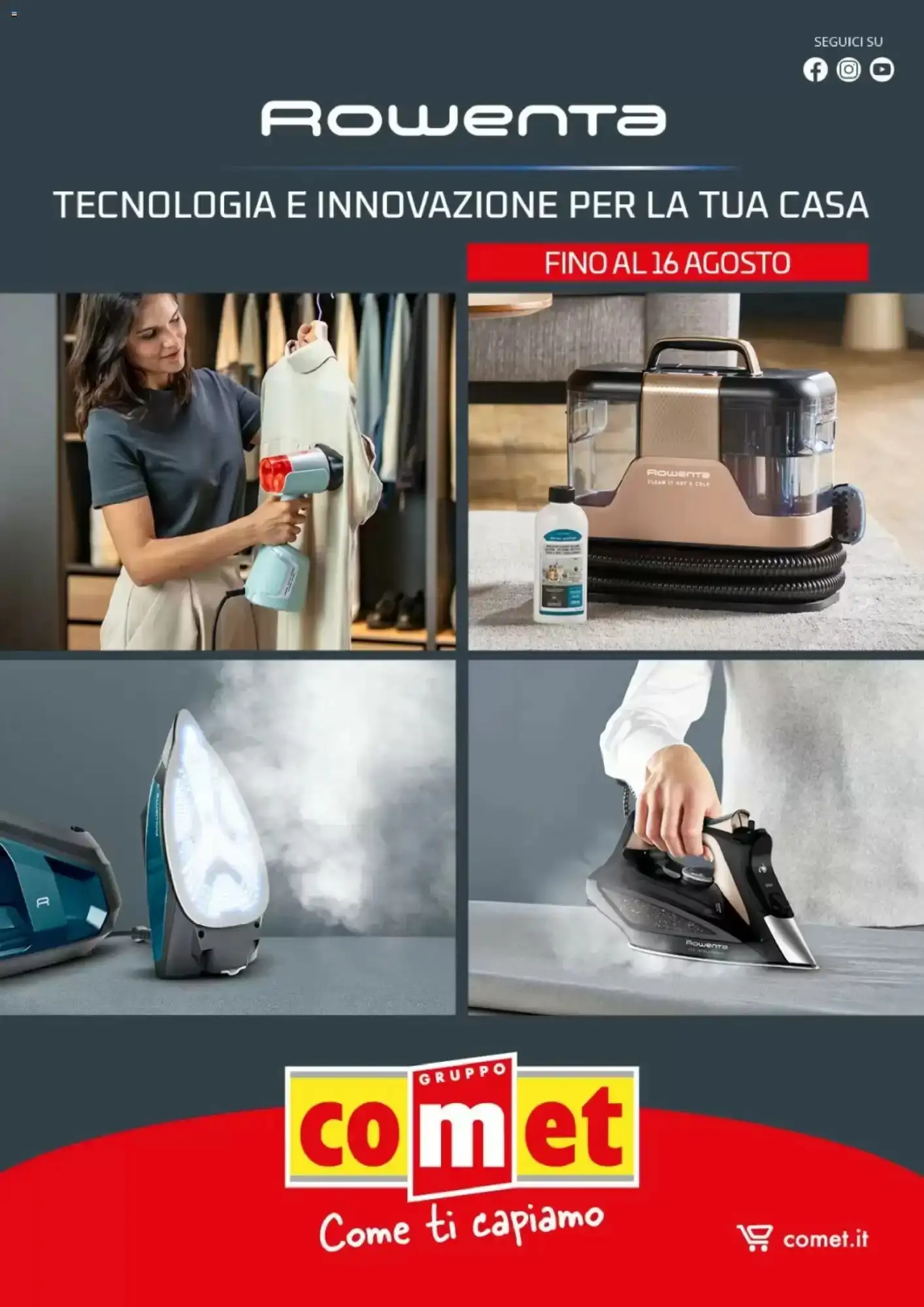 Copertina Comet - Volantino Comet