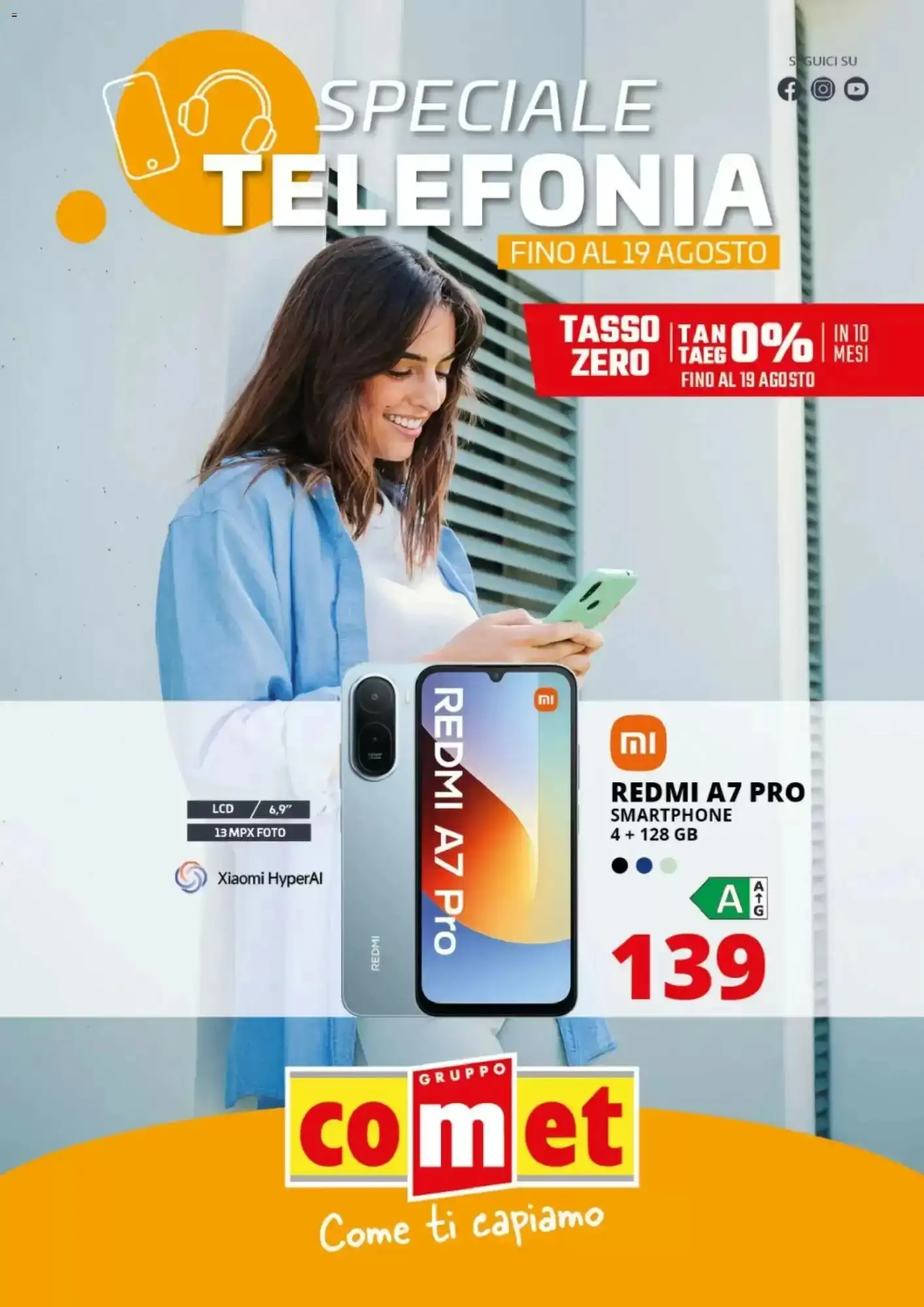 Copertina Comet - Volantino Comet