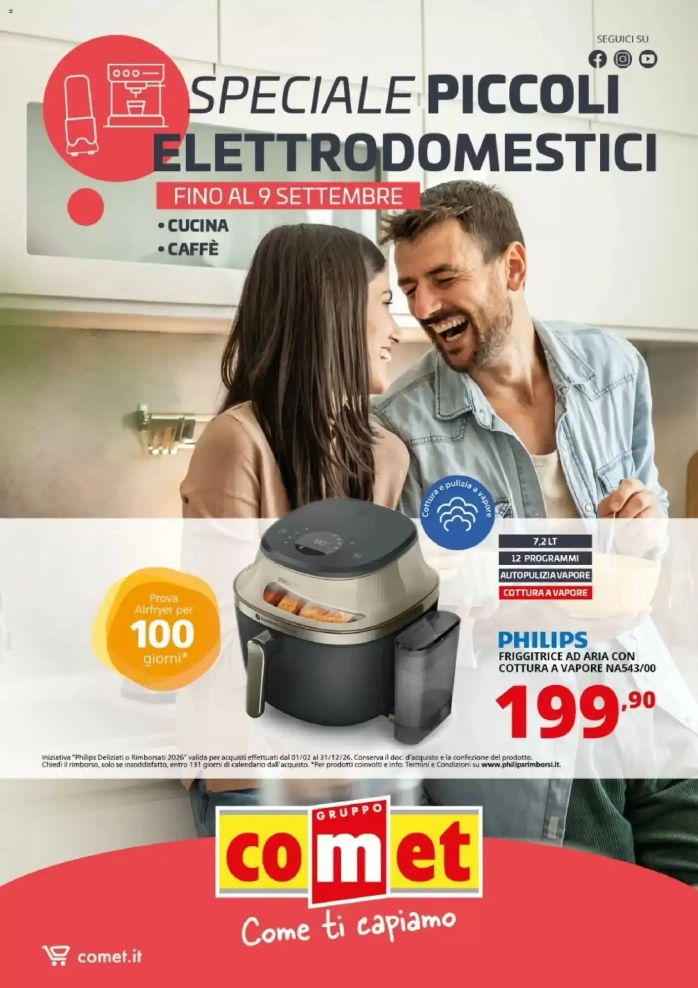 Copertina Comet - Volantino Comet