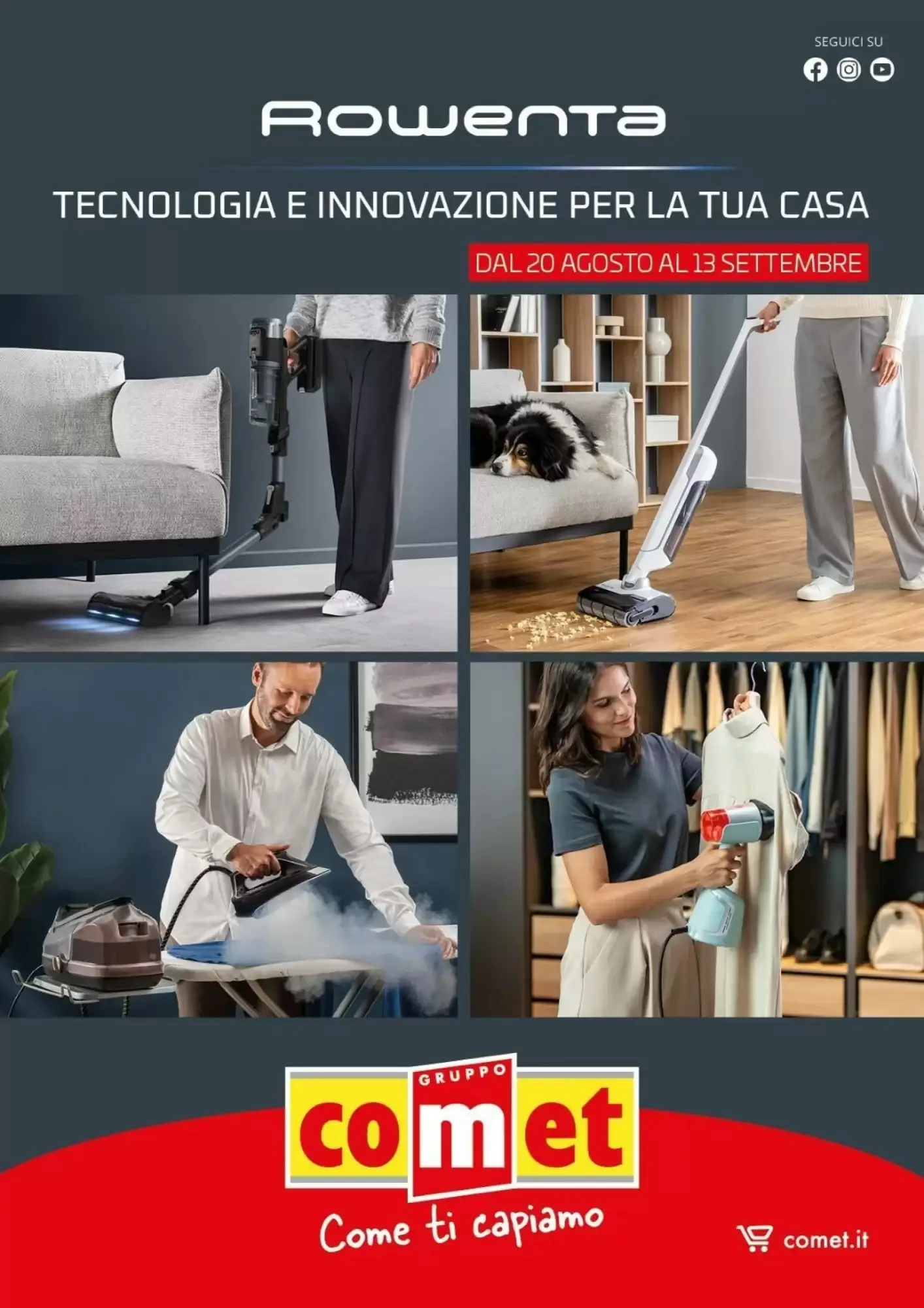 Copertina Comet - Volantino Comet