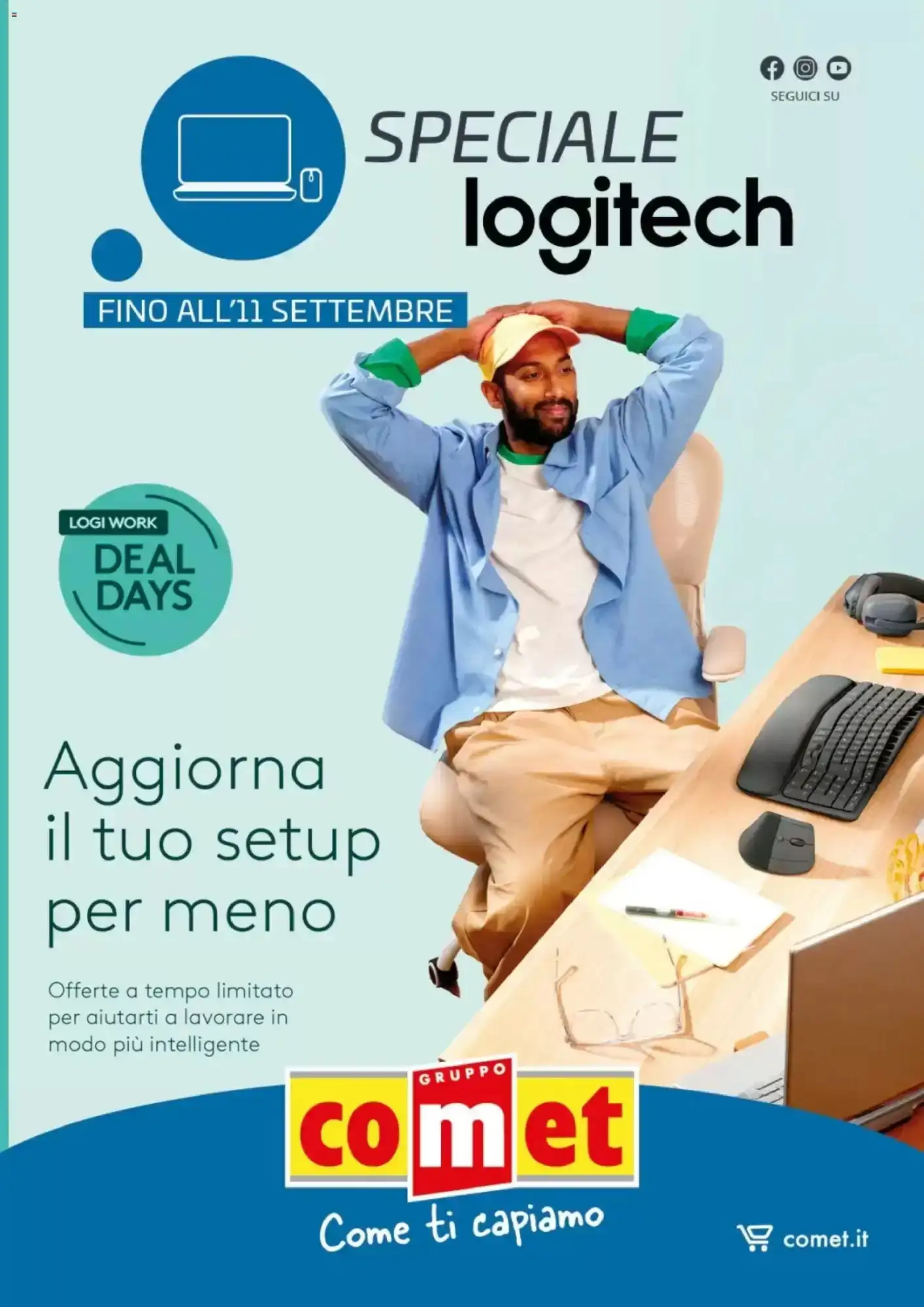 Copertina Comet - Volantino Comet