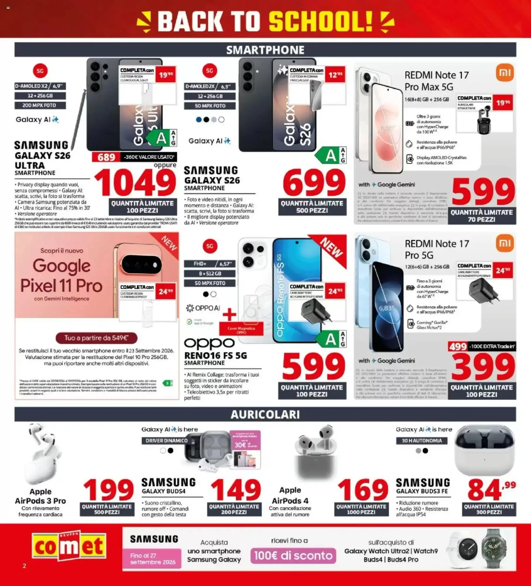 Volantino Comet Volantino Comet pagina 2