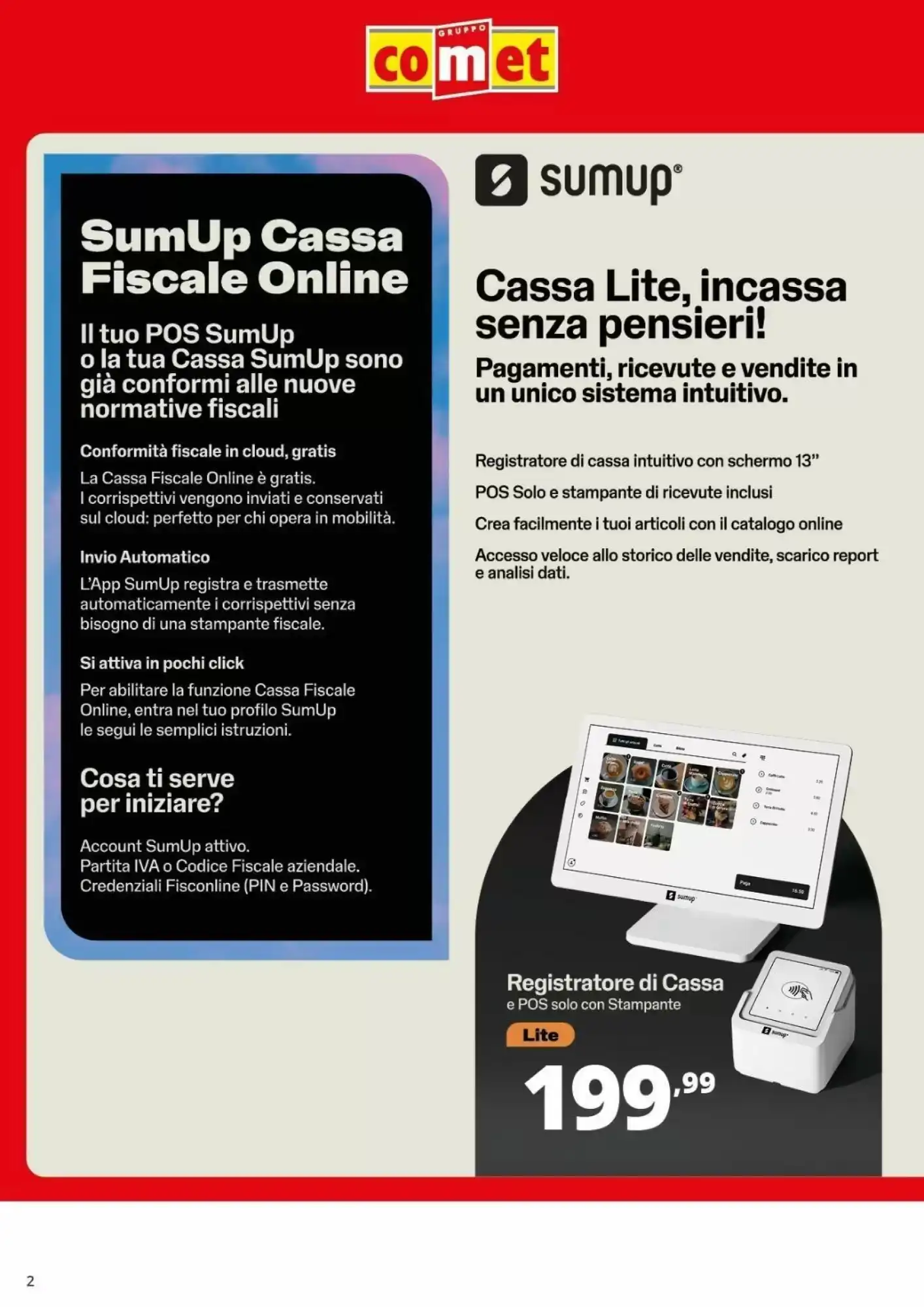 Volantino Comet Volantino Comet pagina 2