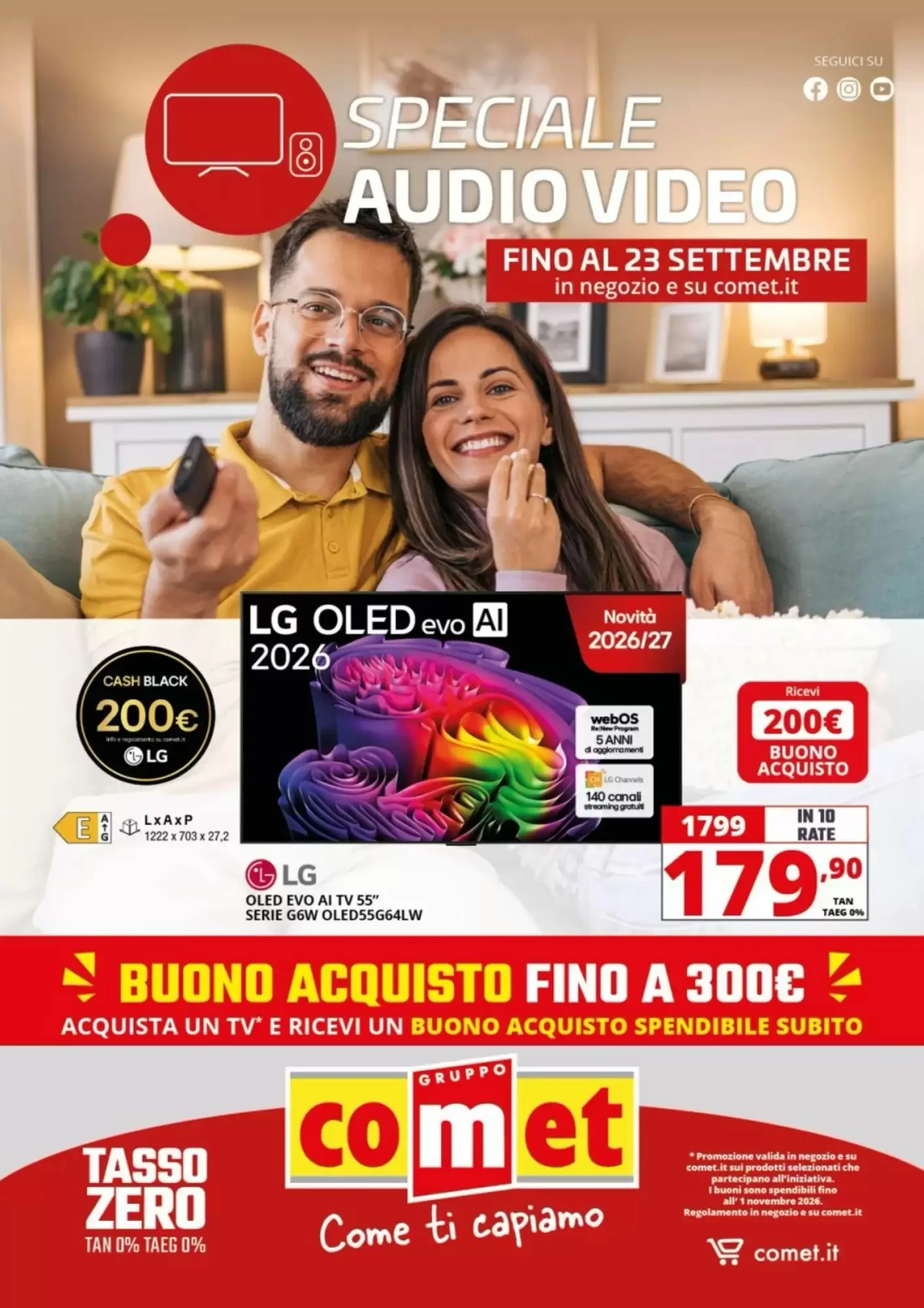 Miniatura Comet - Volantino Comet